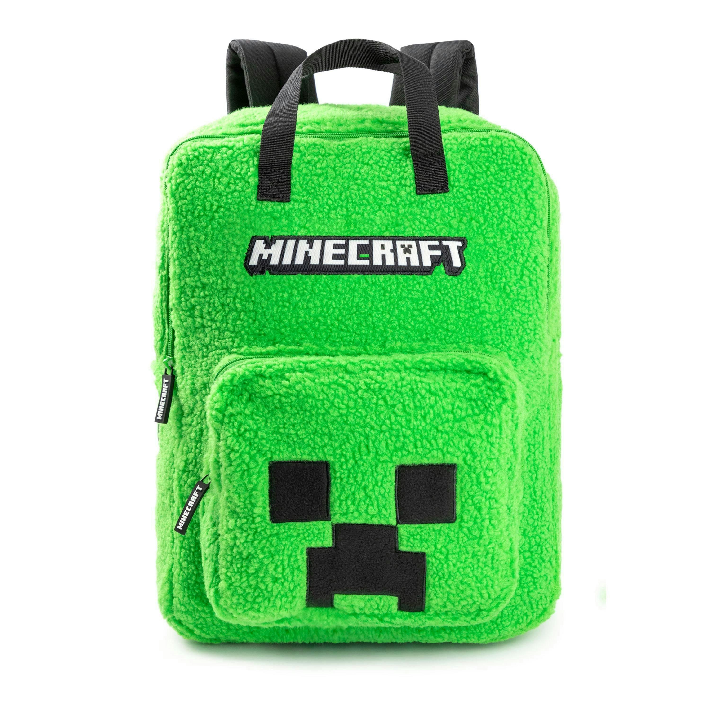 Minecraft Unisex Kids Green Logo Backpack (One Size) by Vanilla Underground , view 1 of 6