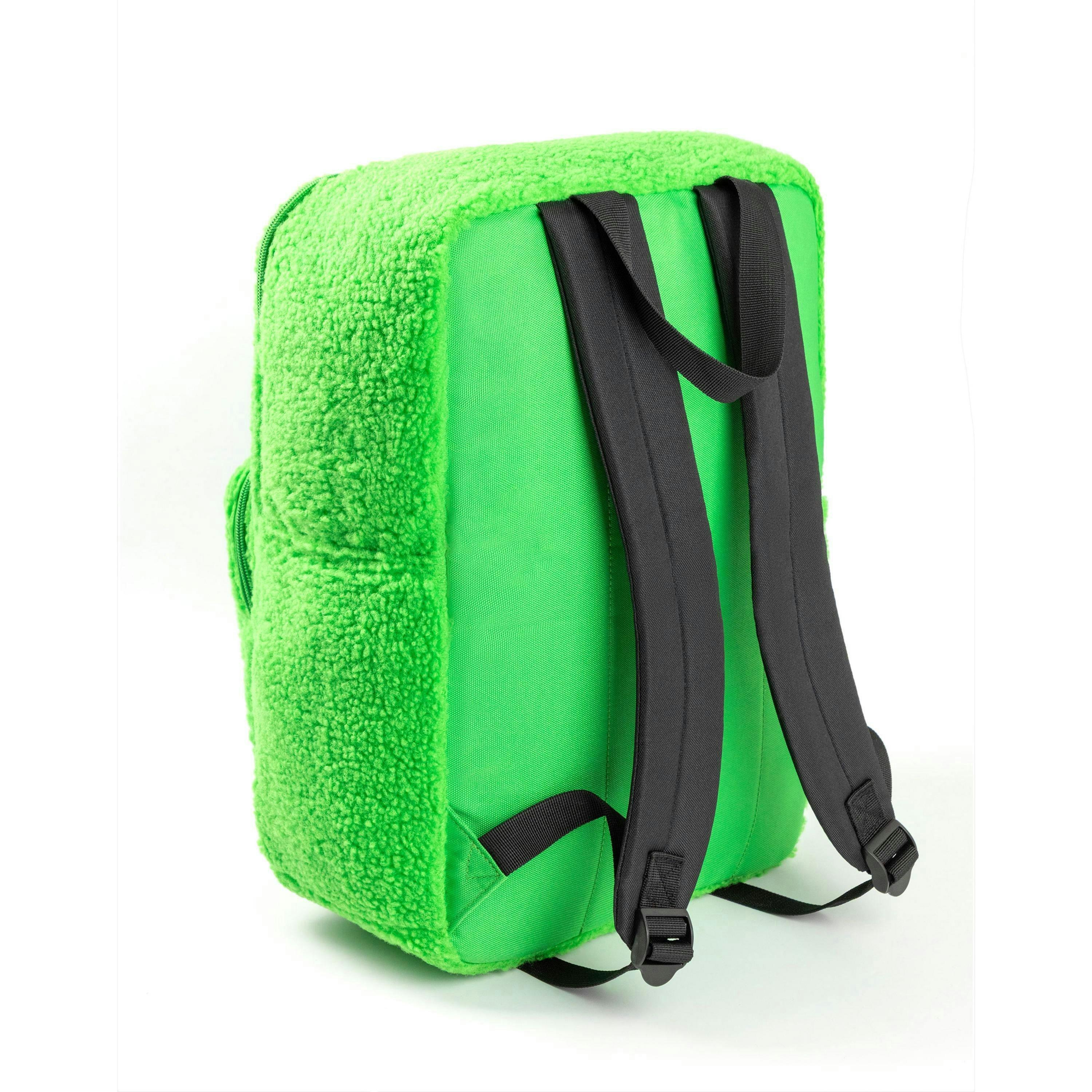 Minecraft Unisex Kids Green Logo Backpack (One Size) by Vanilla Underground , view 2 of 6