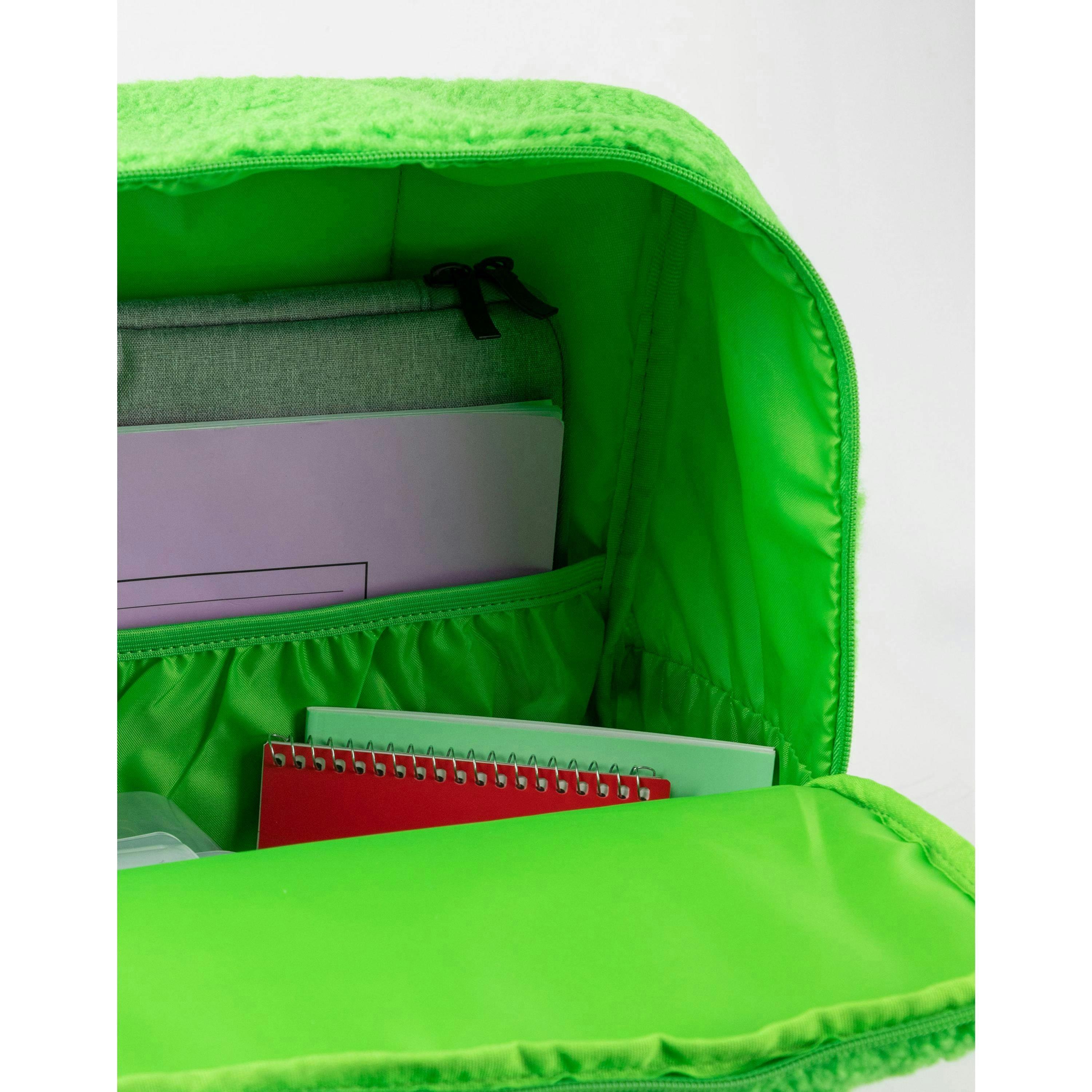 Minecraft Unisex Kids Green Logo Backpack (One Size) by Vanilla Underground , view 6 of 6