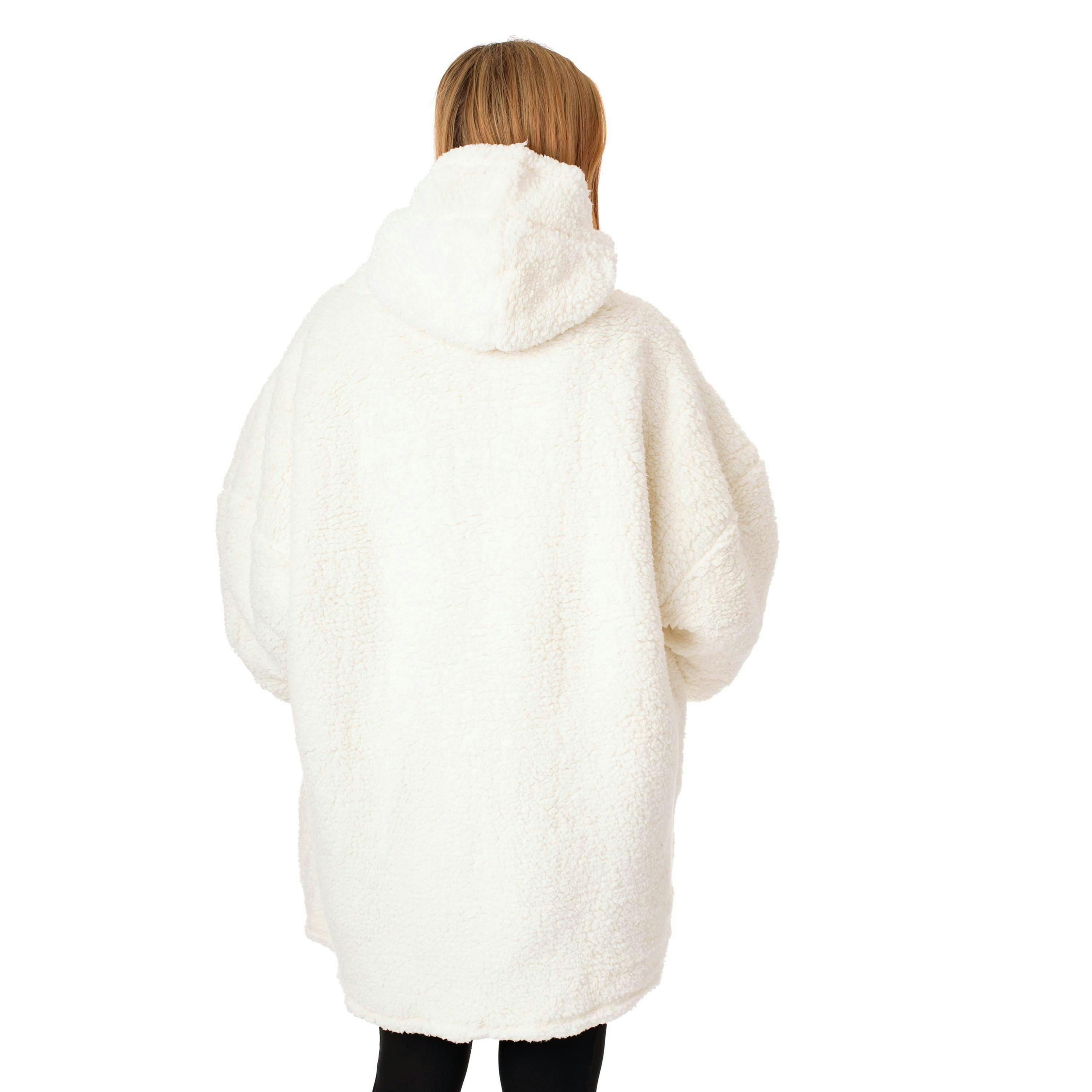 Harry Potter Womens Beige Hedwig Blanket Hoodie (One Size) by Vanilla Underground , view 2 of 4