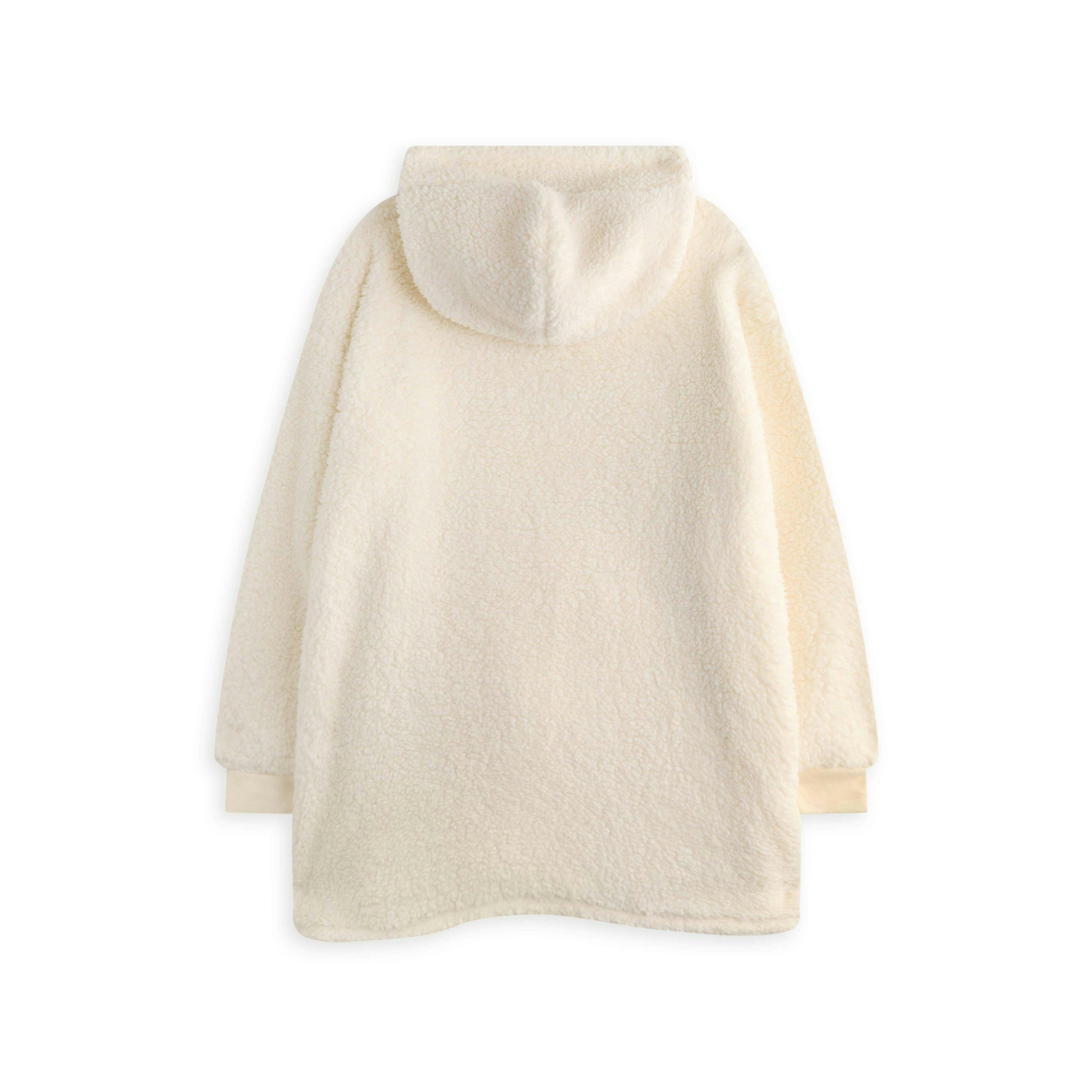 Harry Potter Womens Beige Hedwig Blanket Hoodie (One Size) by Vanilla Underground , view 4 of 4