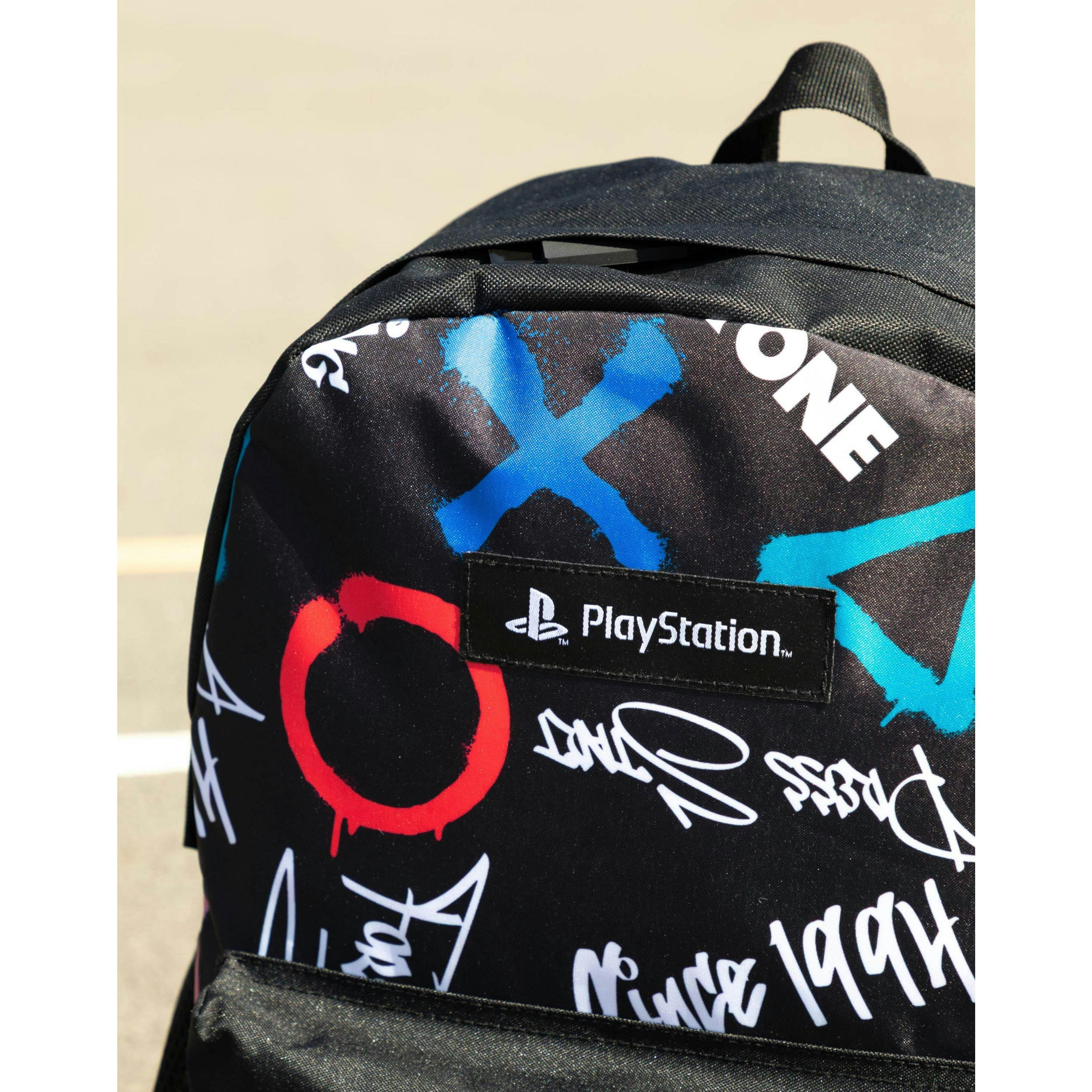 PlayStation Unisex Kids Multicoloured Logo Backpack (One Size) by Vanilla Underground , view 3 of 6