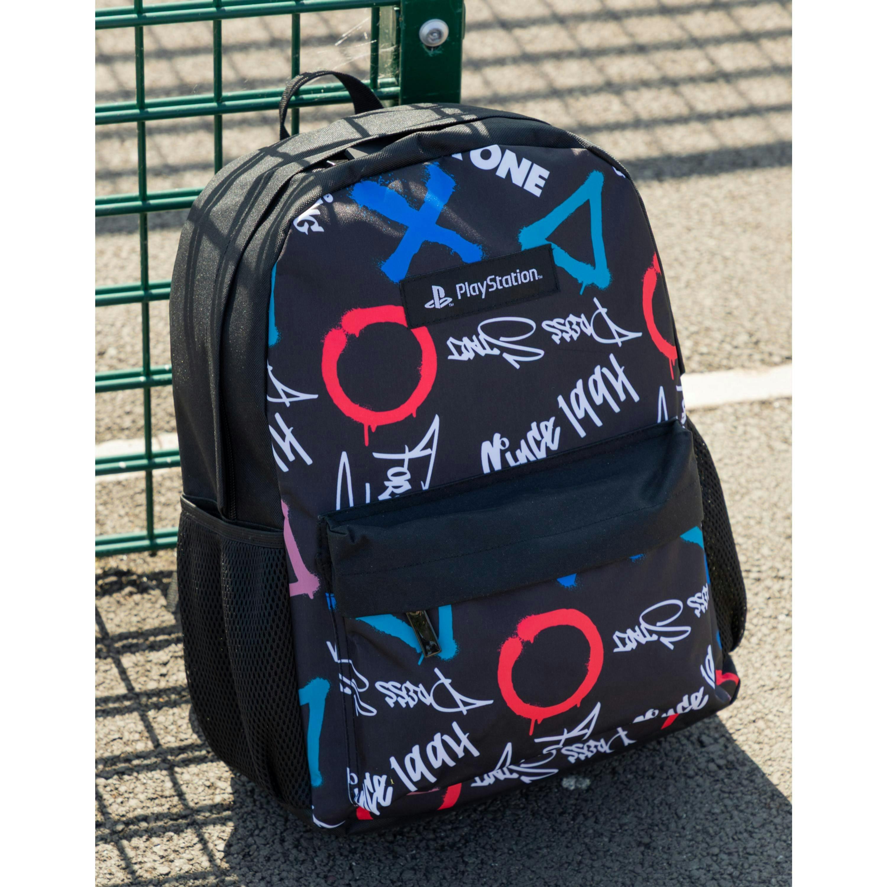 PlayStation Unisex Kids Multicoloured Logo Backpack (One Size) by Vanilla Underground , view 5 of 6