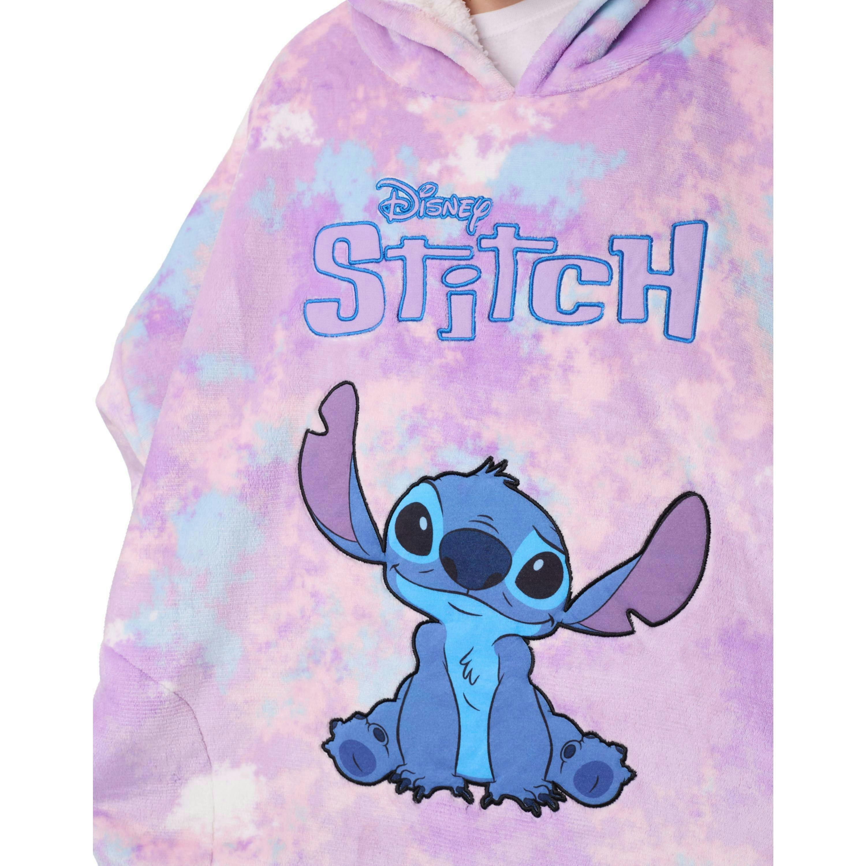 Disney Womens Multicoloured Stitch Blanket Hoodie (One Size) by Vanilla Underground , view 3 of 6