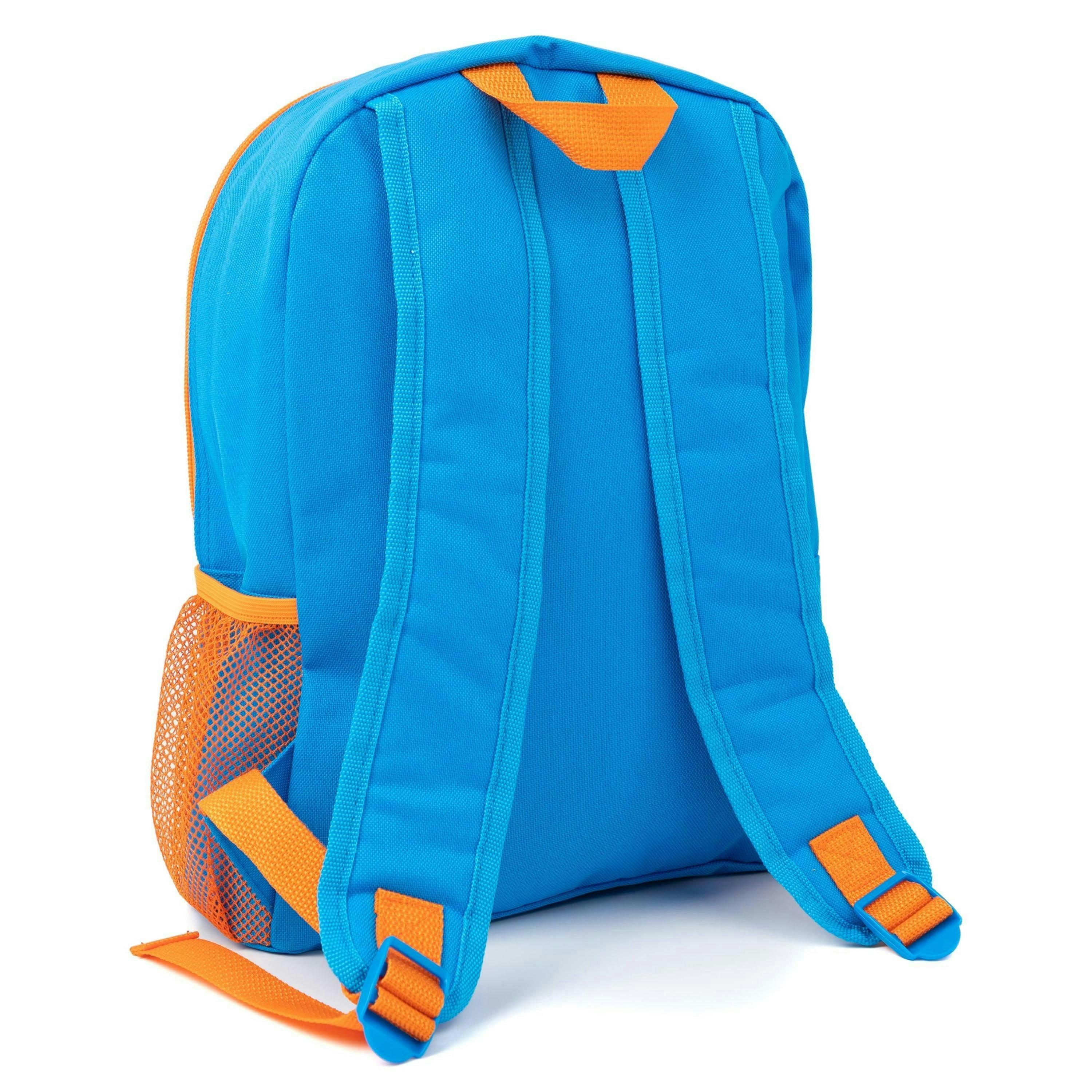 Hot Wheels Boys Blue Backpack (One Size) by Vanilla Underground , view 3 of 6