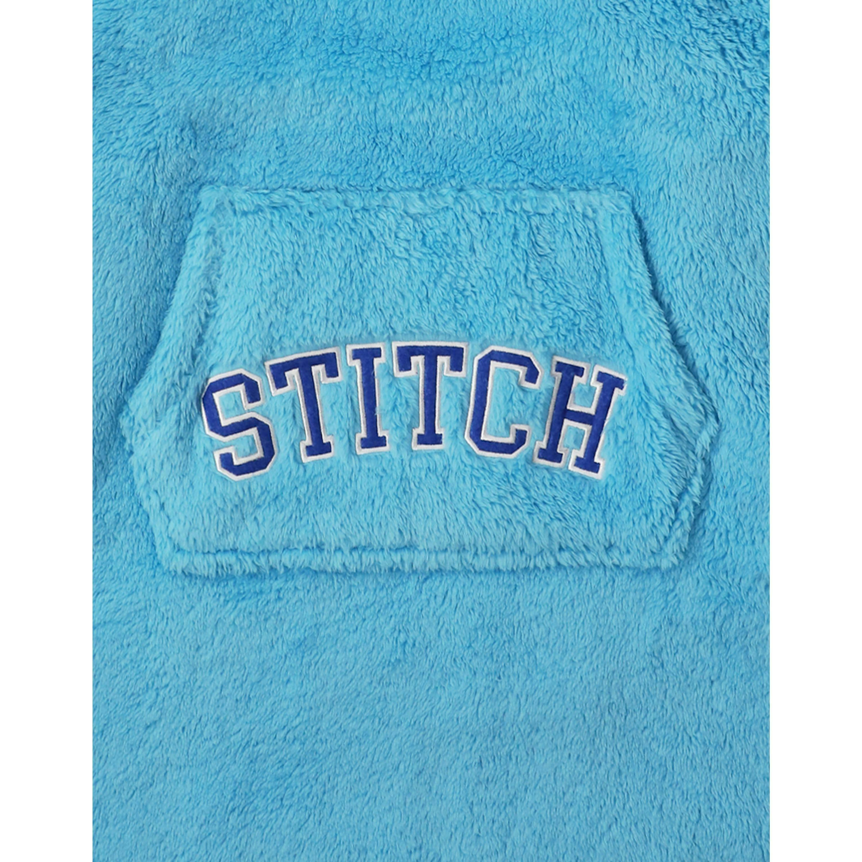 Disney Womens Blue Applique Ears & Lettering Blanket Hoodie (One Size) by Vanilla Underground , view 5 of 6