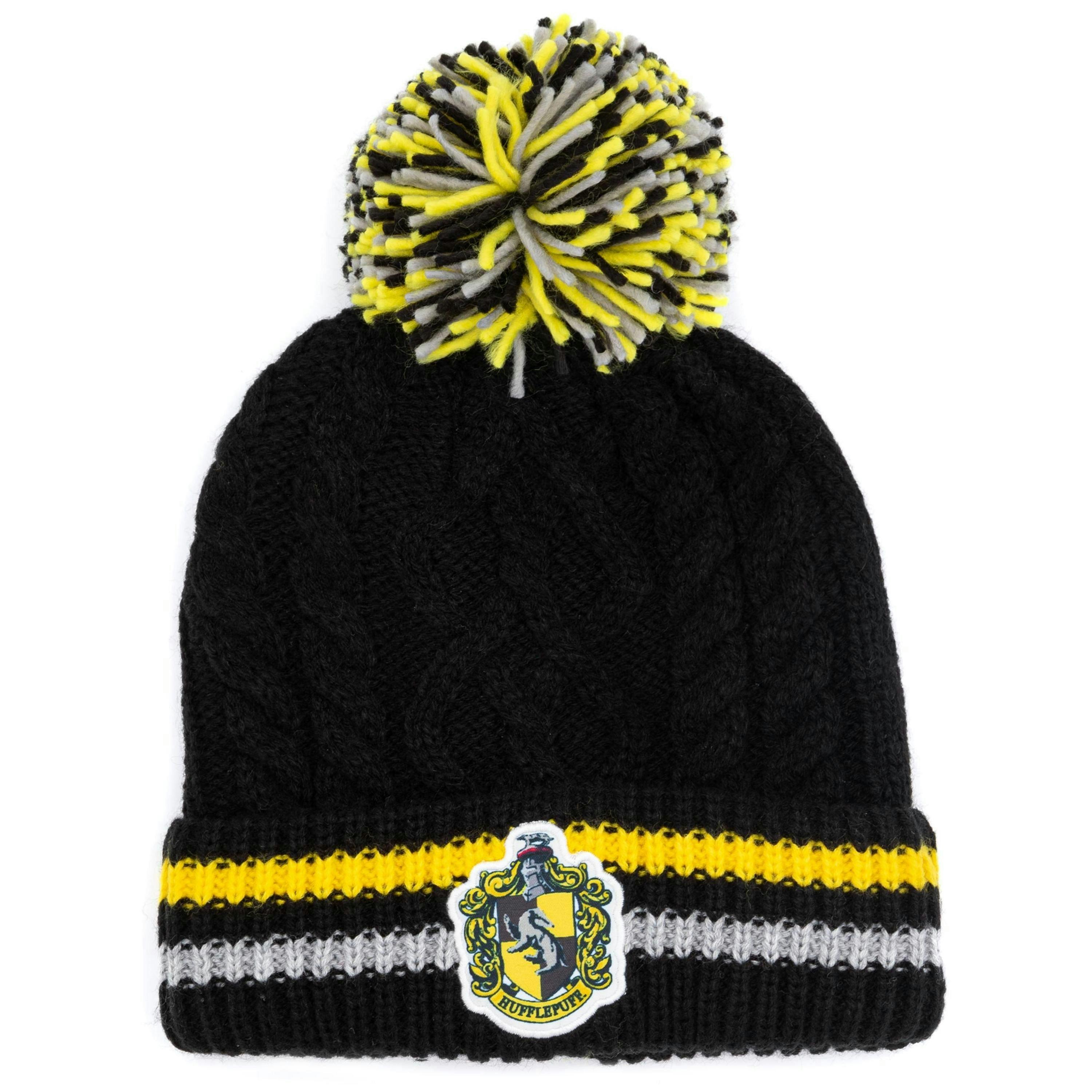 Harry Potter Unisex Yellow Beanie and Gloves Set (One Size) by Vanilla Underground , view 2 of 5