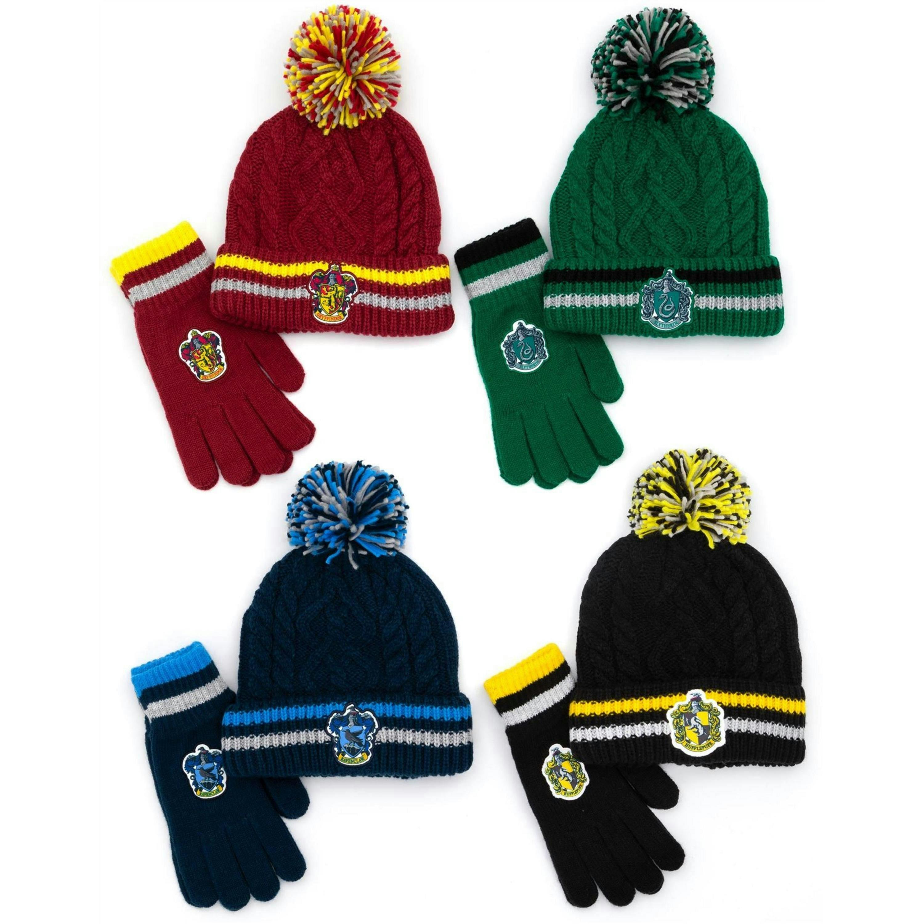 Harry Potter Unisex Yellow Beanie and Gloves Set (One Size) by Vanilla Underground , view 5 of 5
