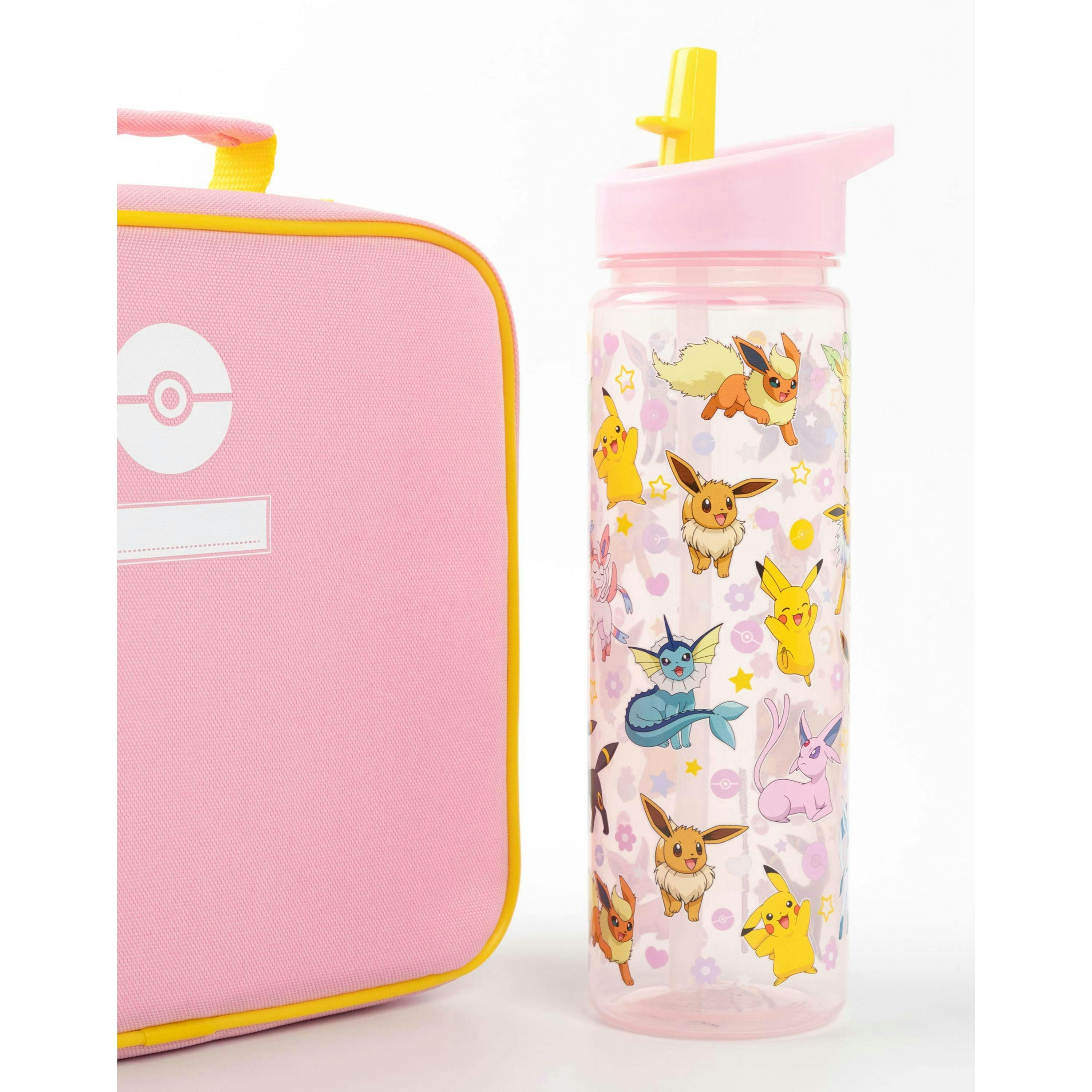 Pokemon Girls Multicoloured Multi Charactor Pose Lunch Bag Bottle and 3 Snack Pot (One Size) by Vanilla Underground , view 2 of 6