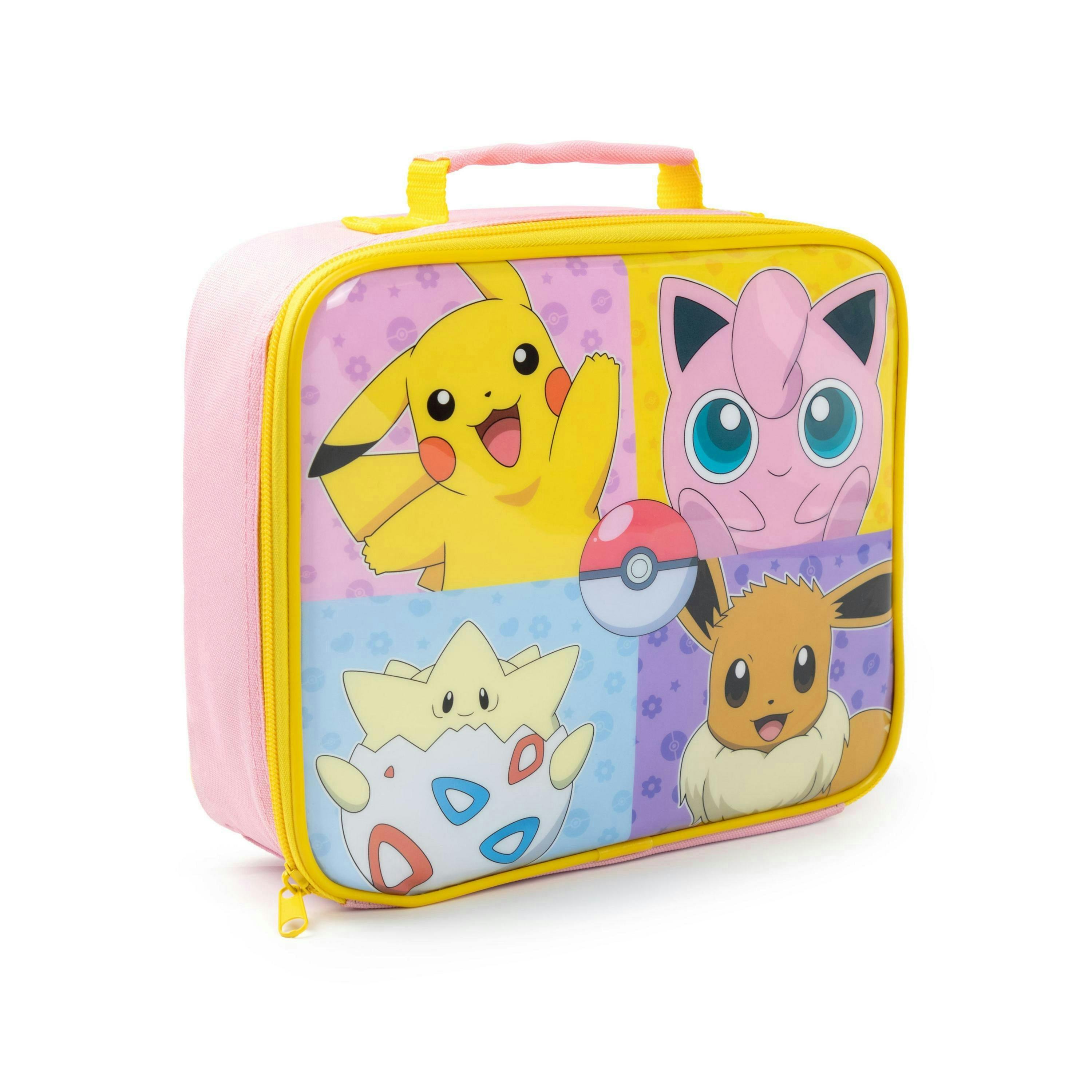 Pokemon Girls Multicoloured Multi Charactor Pose Lunch Bag Bottle and 3 Snack Pot (One Size) by Vanilla Underground , view 3 of 6