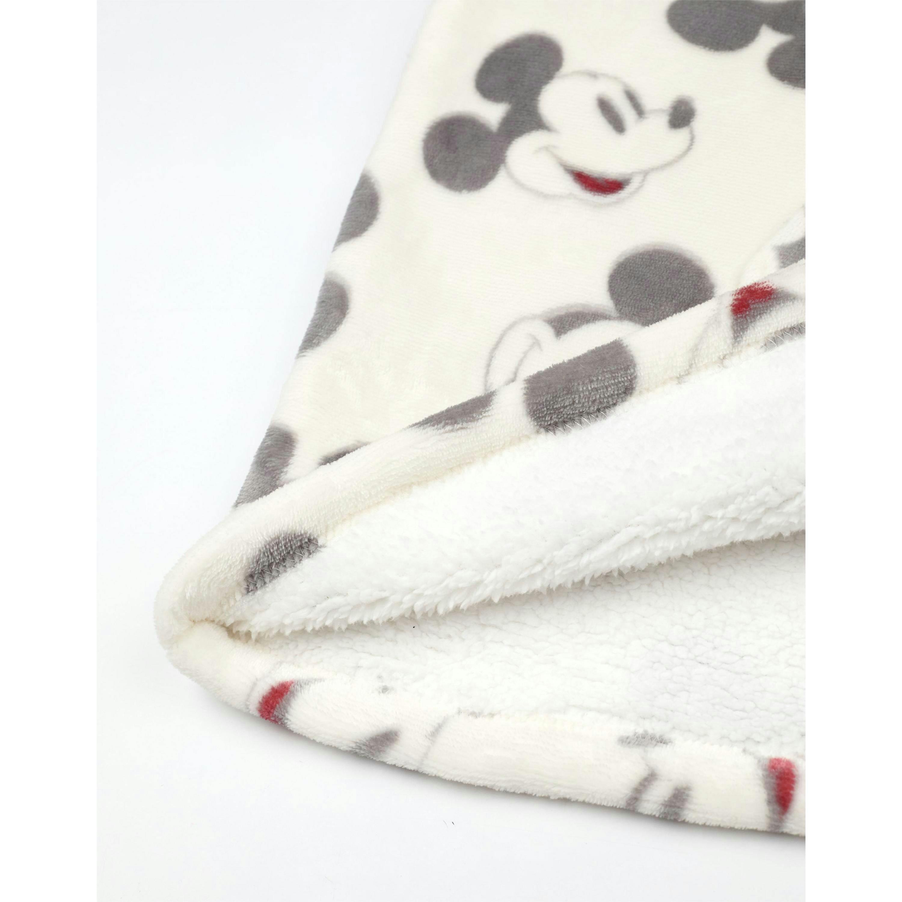 Disney Womens Beige Mickey Mouse Blanket Hoodie (One Size) by Vanilla Underground , view 5 of 6