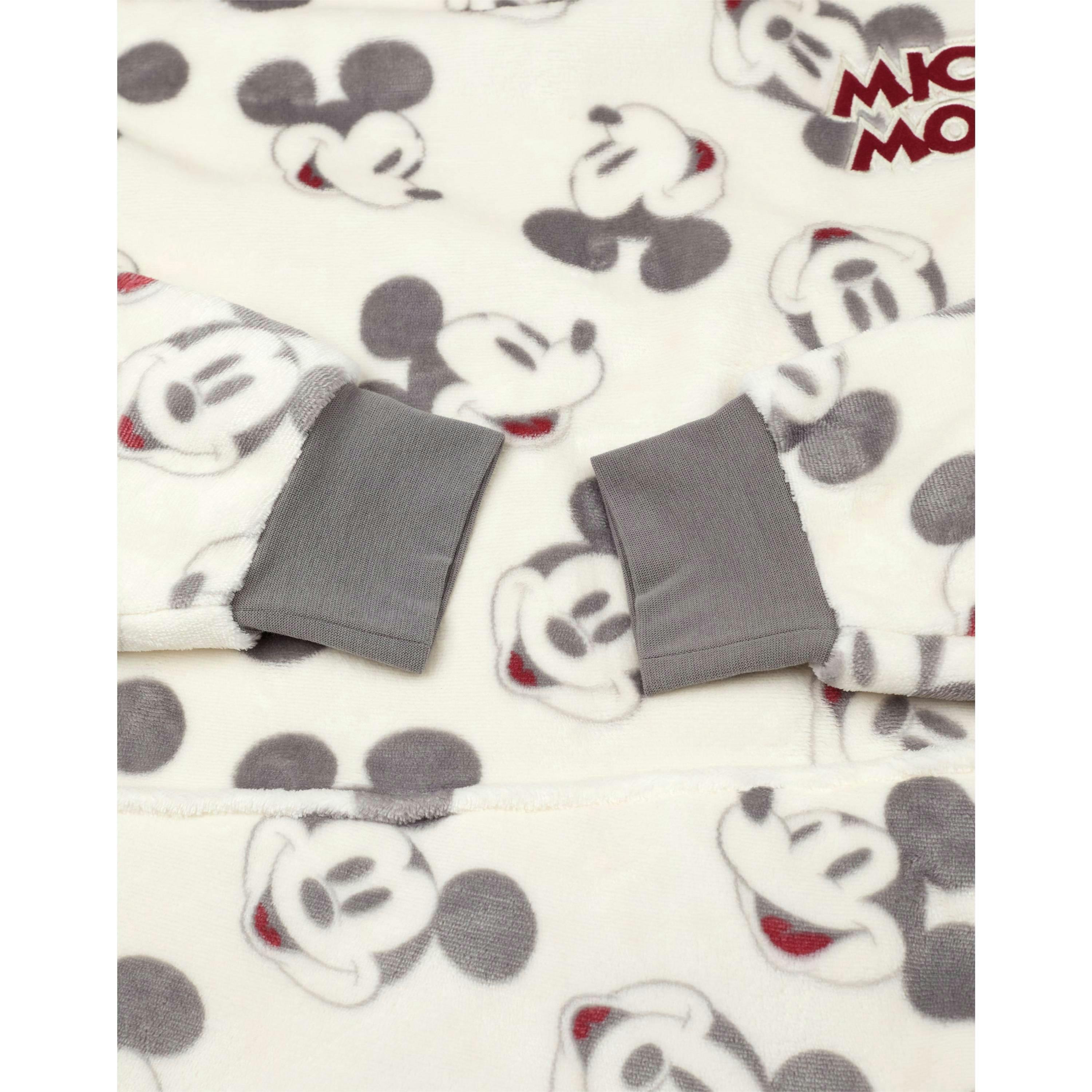 Disney Womens Beige Mickey Mouse Blanket Hoodie (One Size) by Vanilla Underground , view 6 of 6