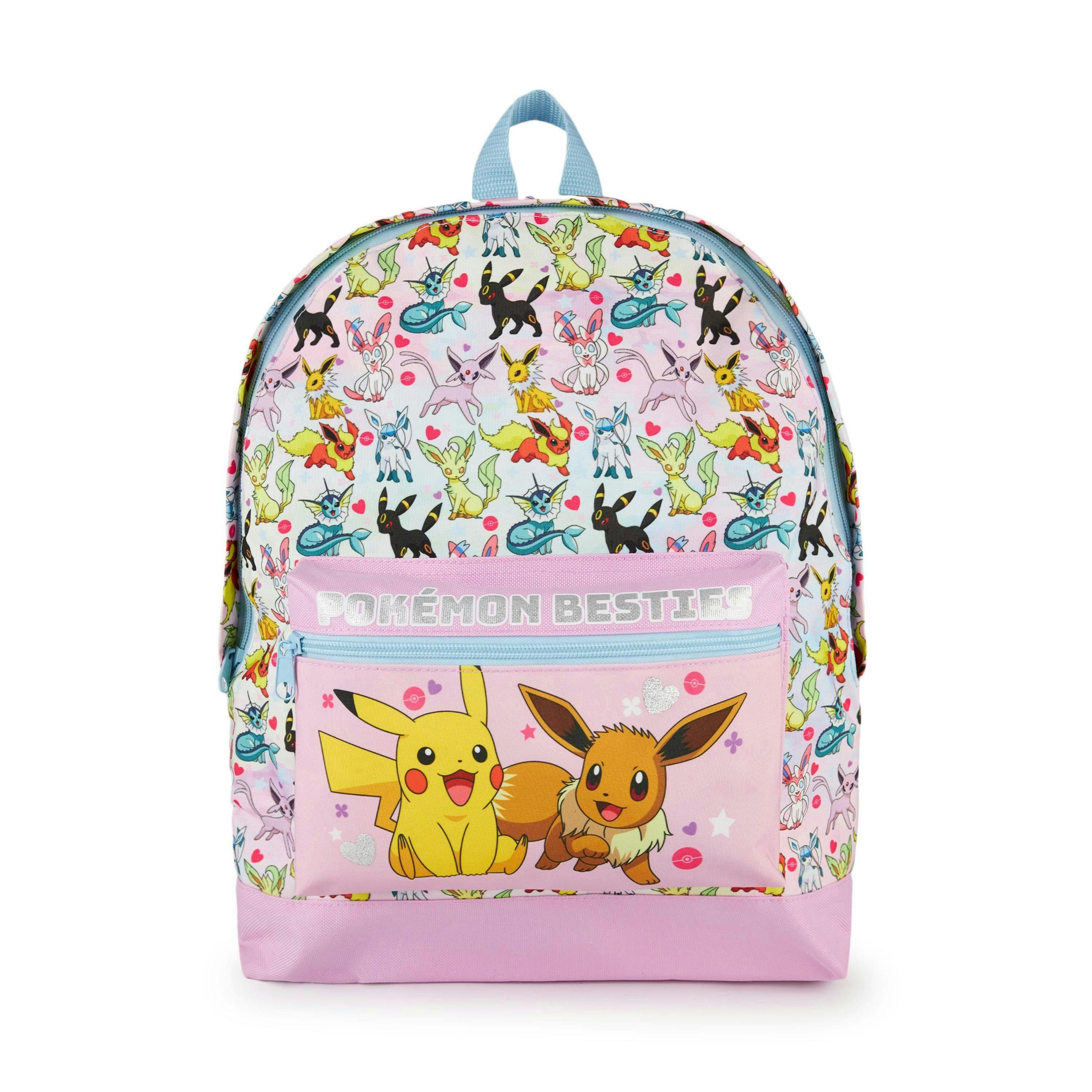 Pokemon Girls Multicoloured Front Print Backpack (One Size) by Vanilla Underground , view 1 of 6