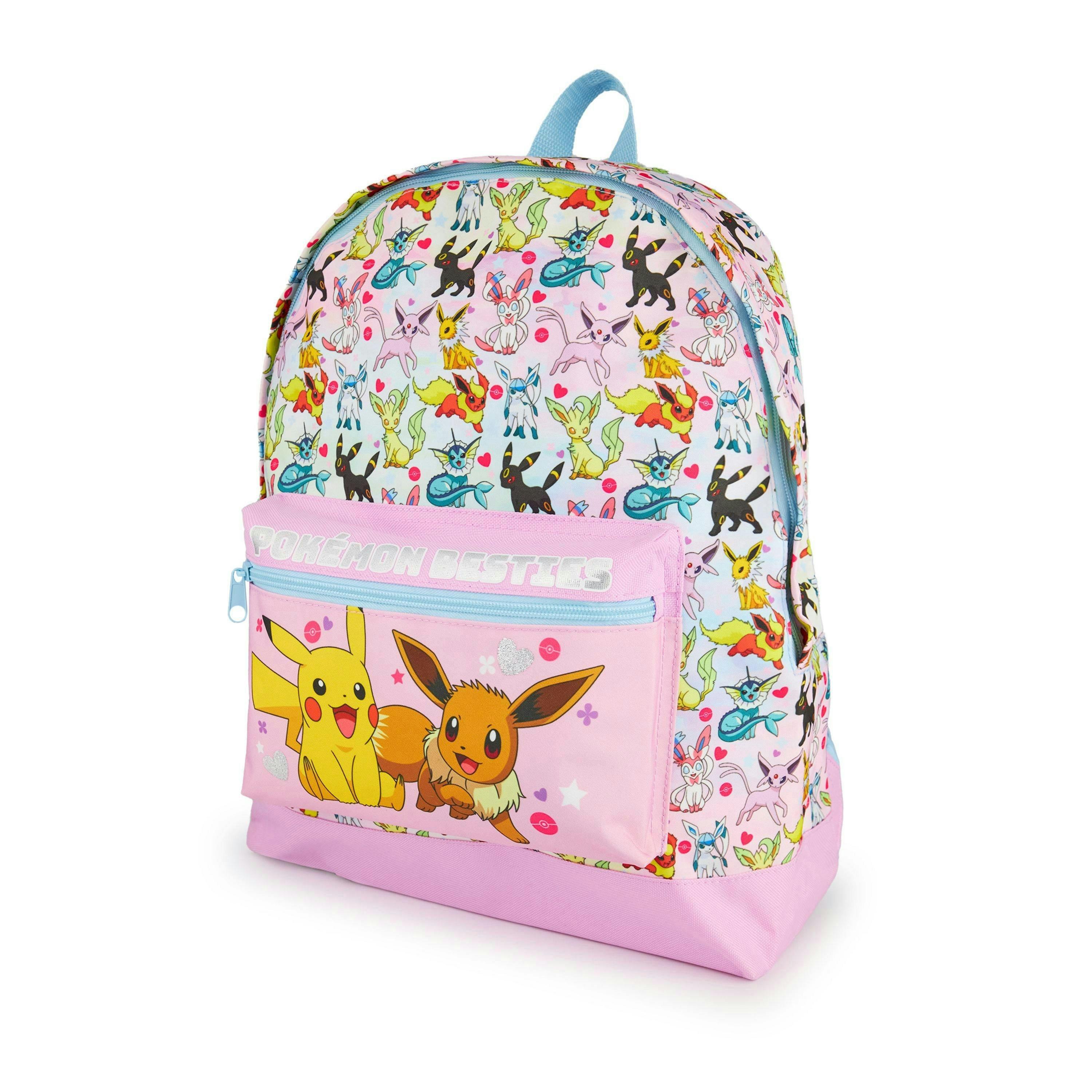 Pokemon Girls Multicoloured Front Print Backpack (One Size) by Vanilla Underground , view 3 of 6
