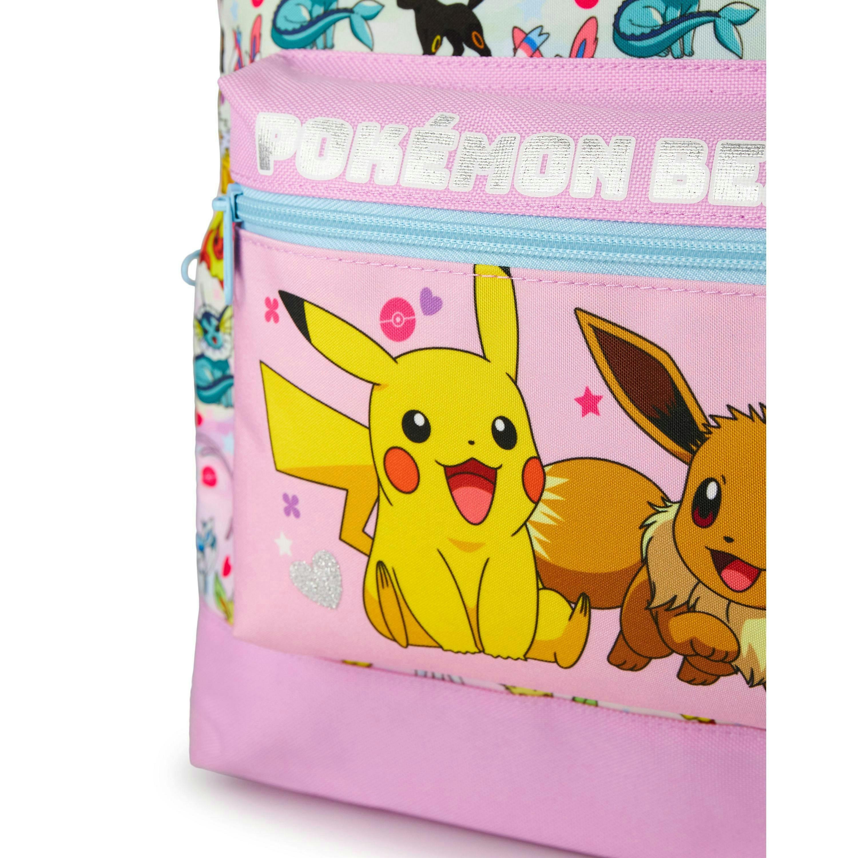 Pokemon Girls Multicoloured Front Print Backpack (One Size) by Vanilla Underground , view 5 of 6