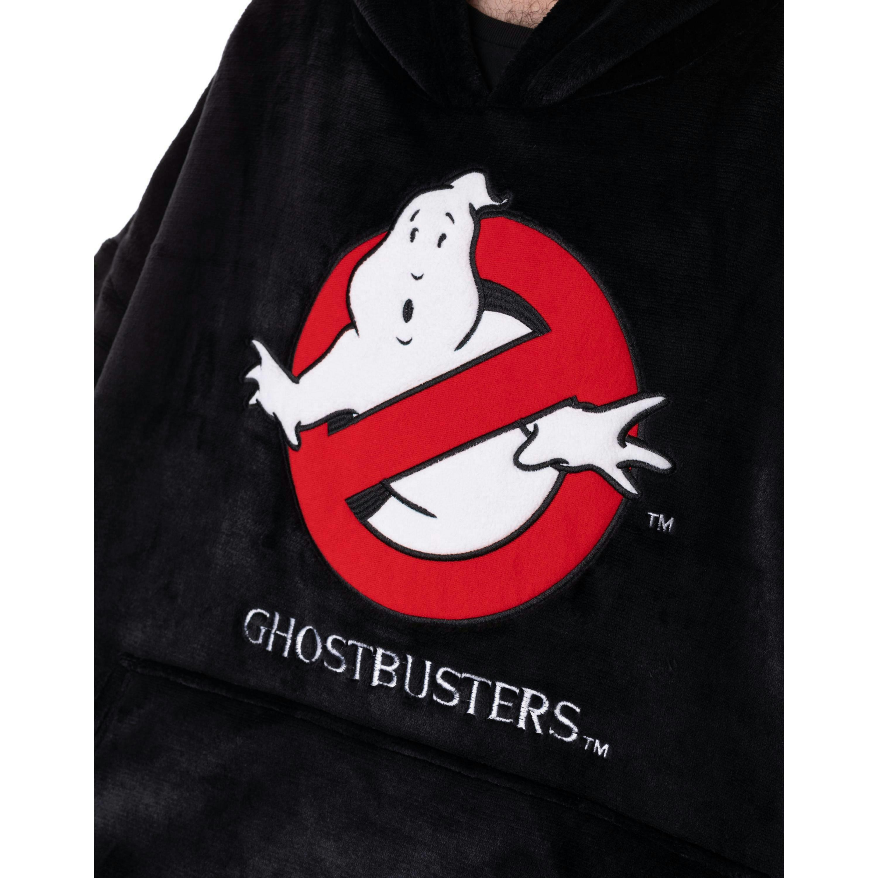 Ghostbusters Mens Multicoloured Logo AOP Blanket Hoodie (One Size) by Vanilla Underground , view 3 of 6
