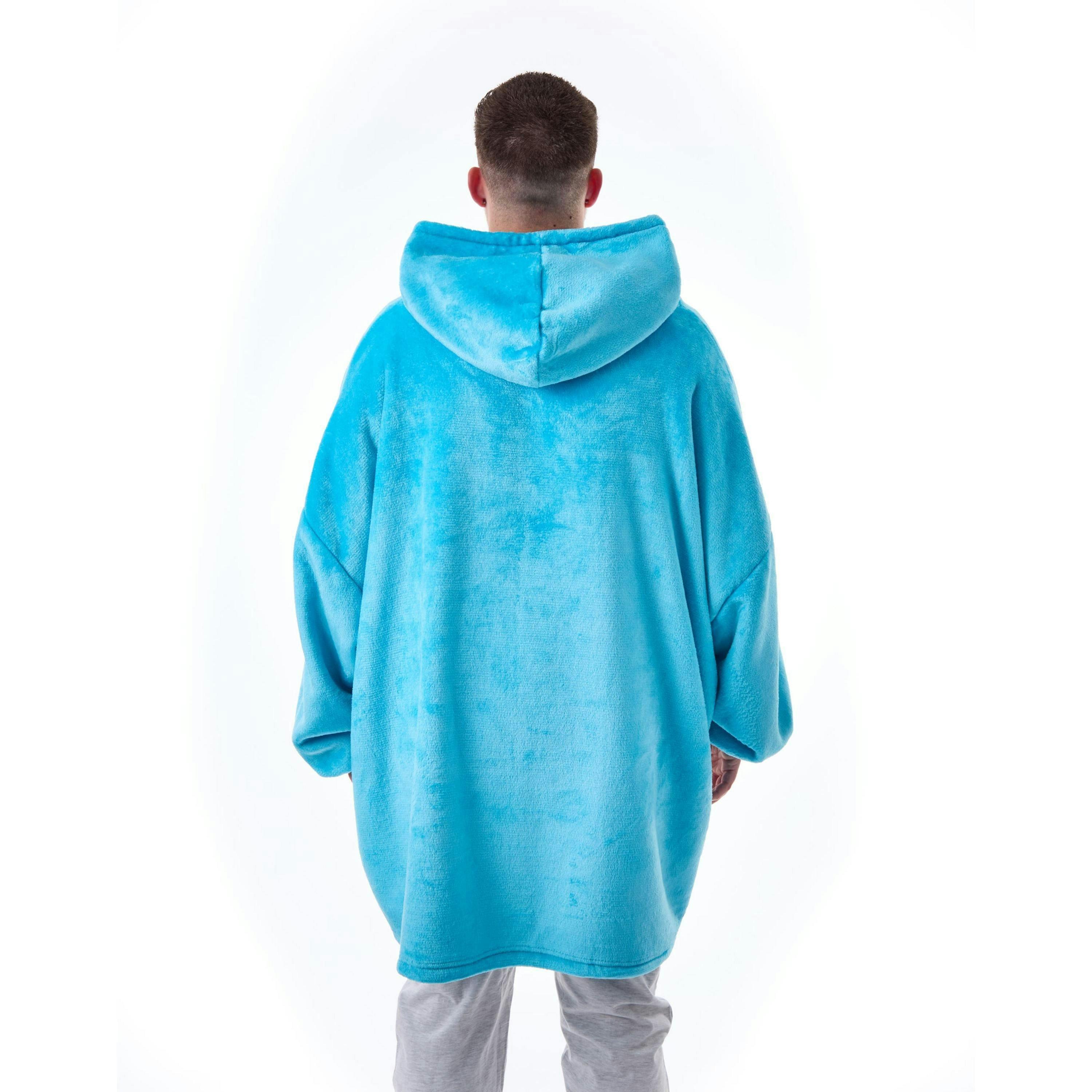 South Park Mens Blue Bus Stop Scene Blanket Hoodie (One Size) by Vanilla Underground , view 2 of 6