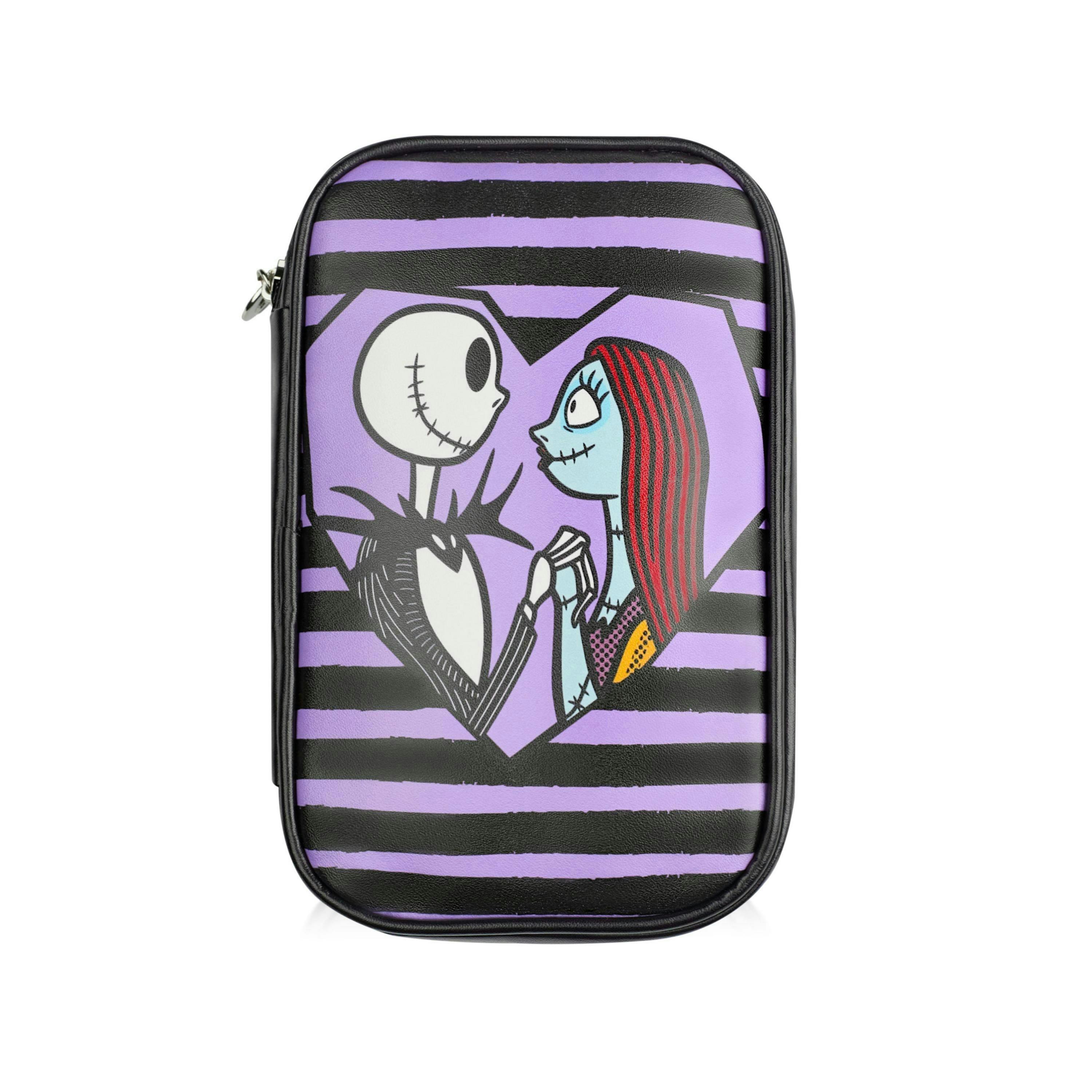 Disney The Nightmare Before Christmas Womens Multicoloured The Nightmare Before Christmas Jack And Sally Makeup Brush Set (One Size) by Vanilla Underground , view 3 of 6