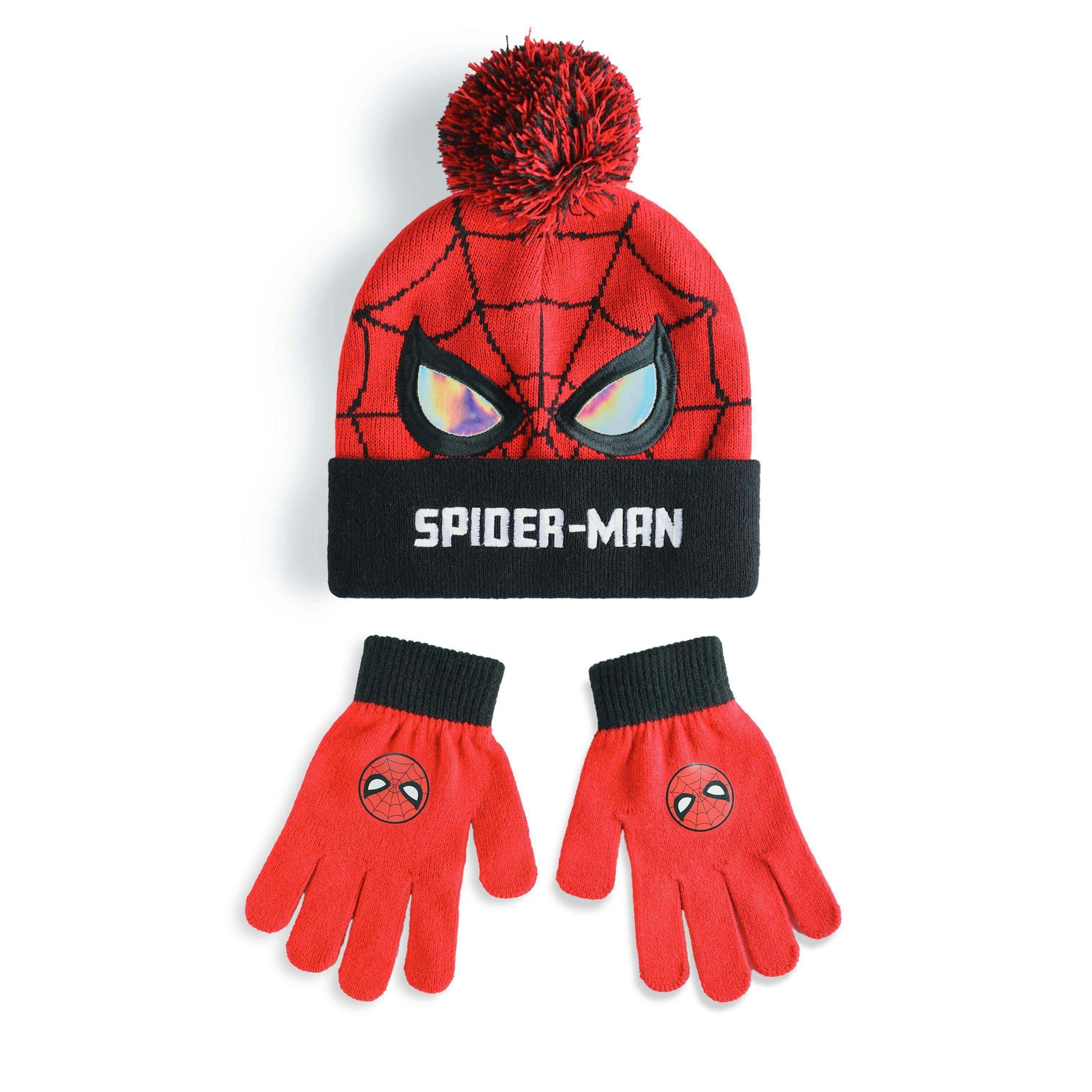 Marvel Boys Multicoloured Character Beanie and Gloves Set (One Size) by Vanilla Underground , view 1 of 6