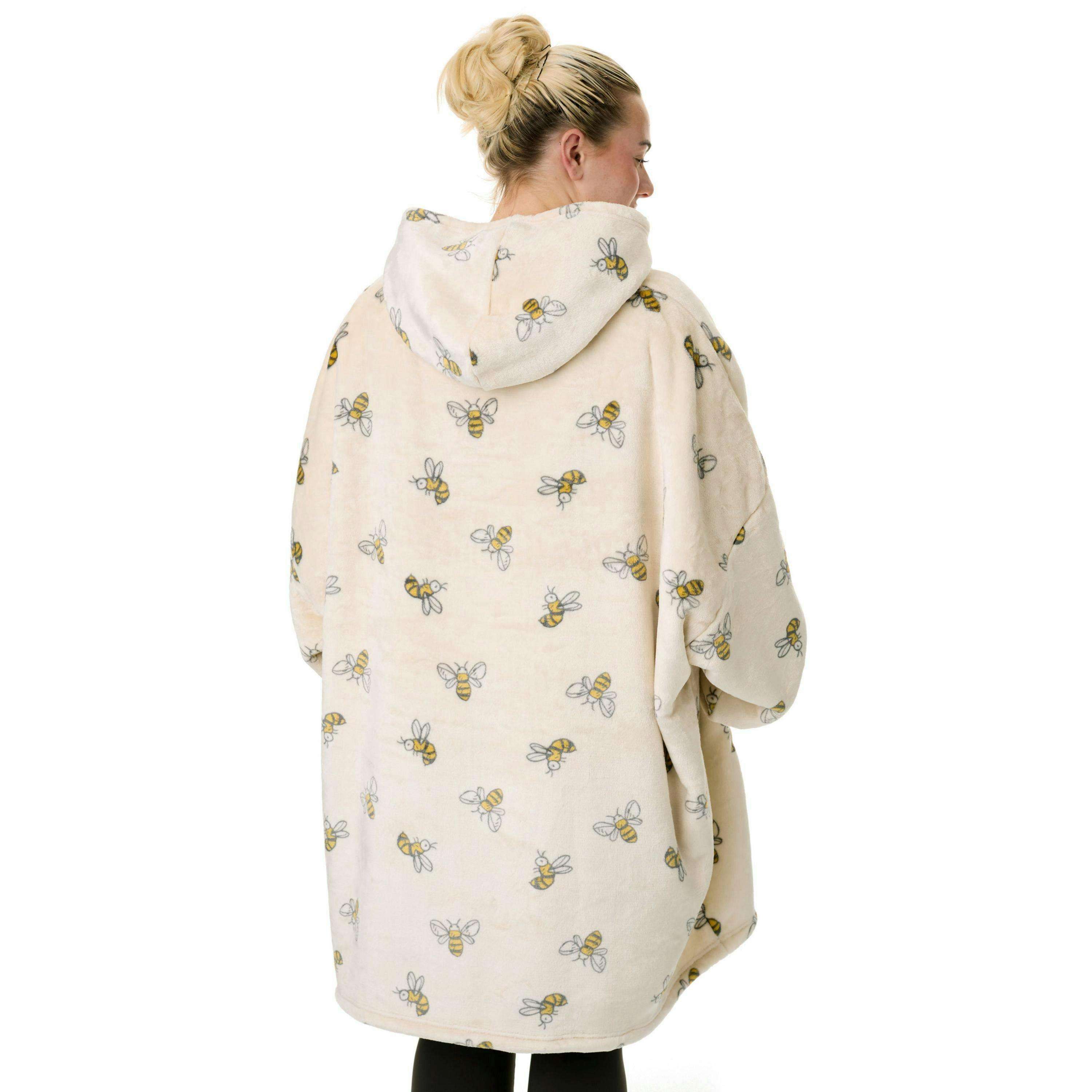 Disney Womens Beige Winnie The Pooh Blanket Hoodie (One Size) by Vanilla Underground , view 2 of 6