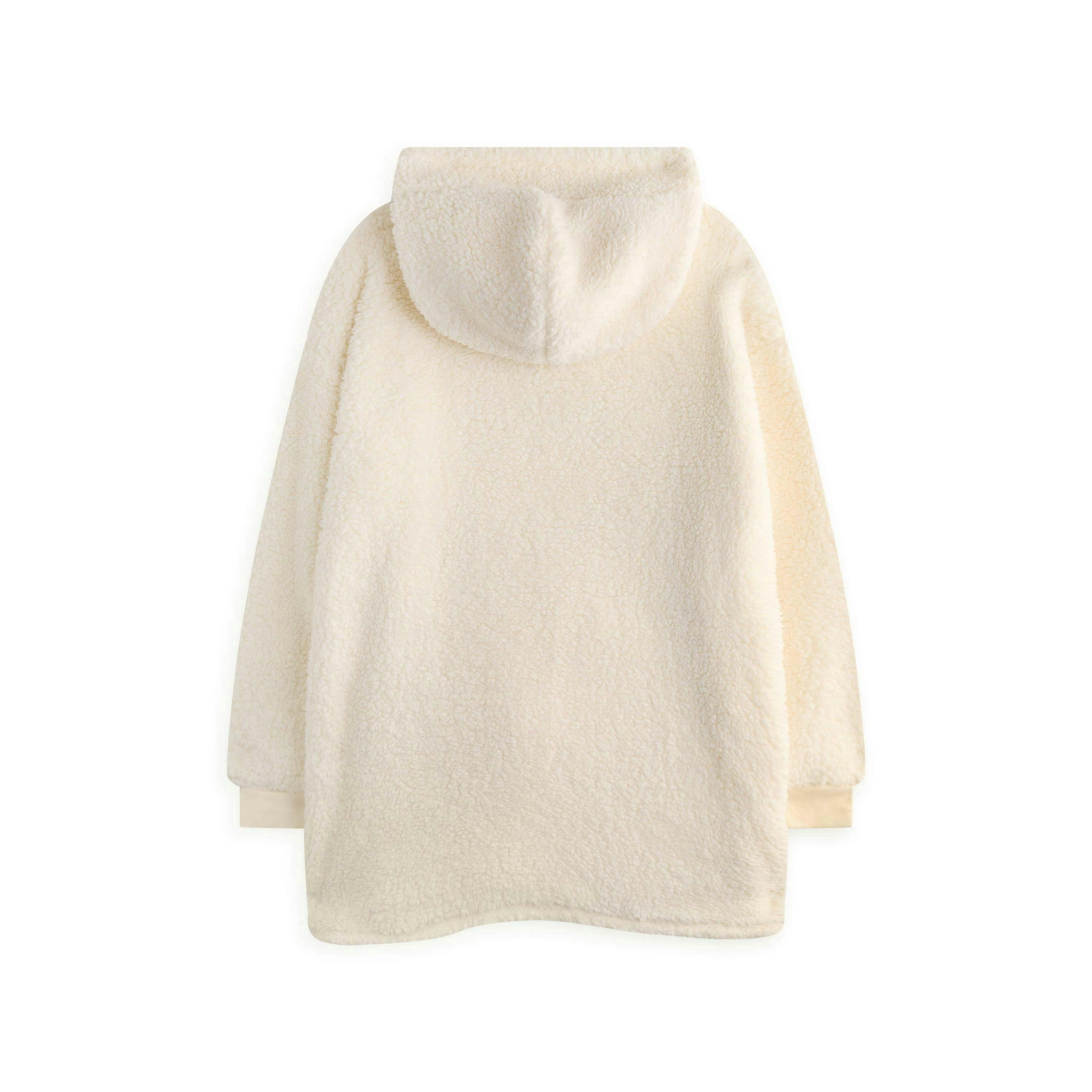 Harry Potter Girls Beige Hedwig Blanket Hoodie (One Size) by Vanilla Underground , view 2 of 6