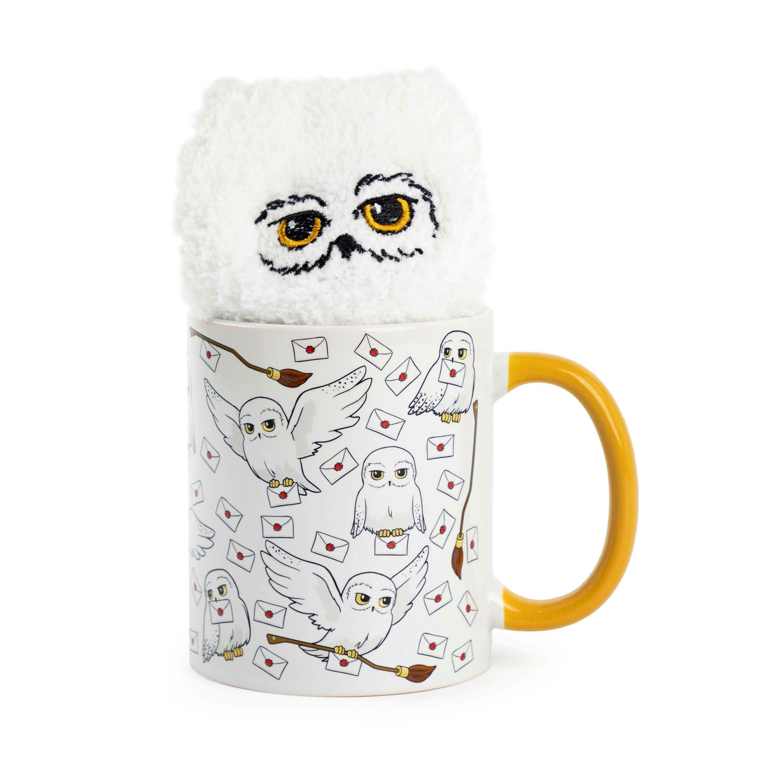 Harry Potter Womens Multicoloured Hedwig Mug and Sock Gift Set (One Size) by Vanilla Underground , view 6 of 6