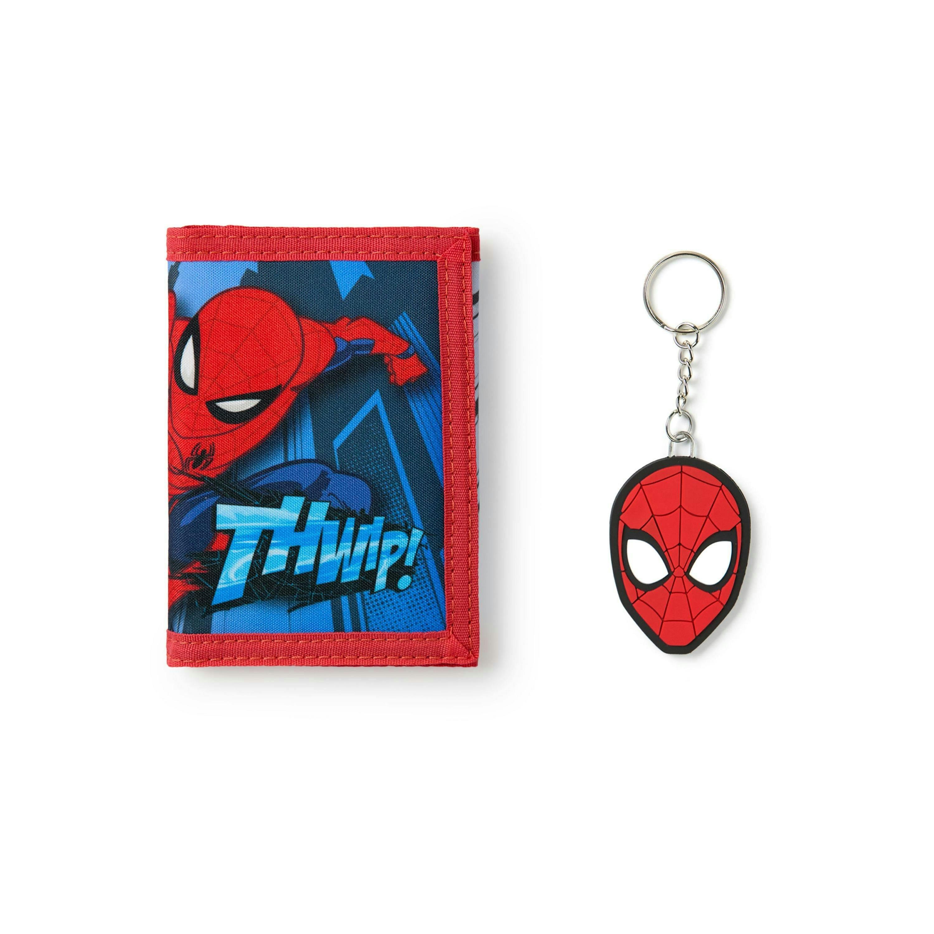 Spiderman Boys Multicoloured Thwip Velcro Wallet (One Size) by Vanilla Underground , view 1 of 6