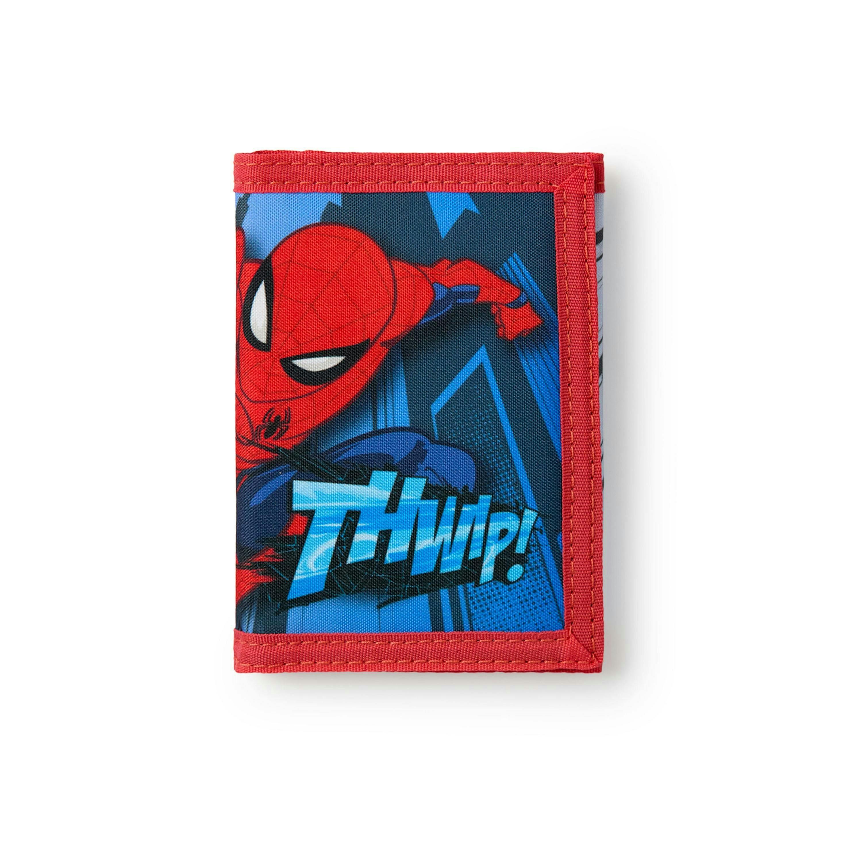 Spiderman Boys Multicoloured Thwip Velcro Wallet (One Size) by Vanilla Underground , view 3 of 6