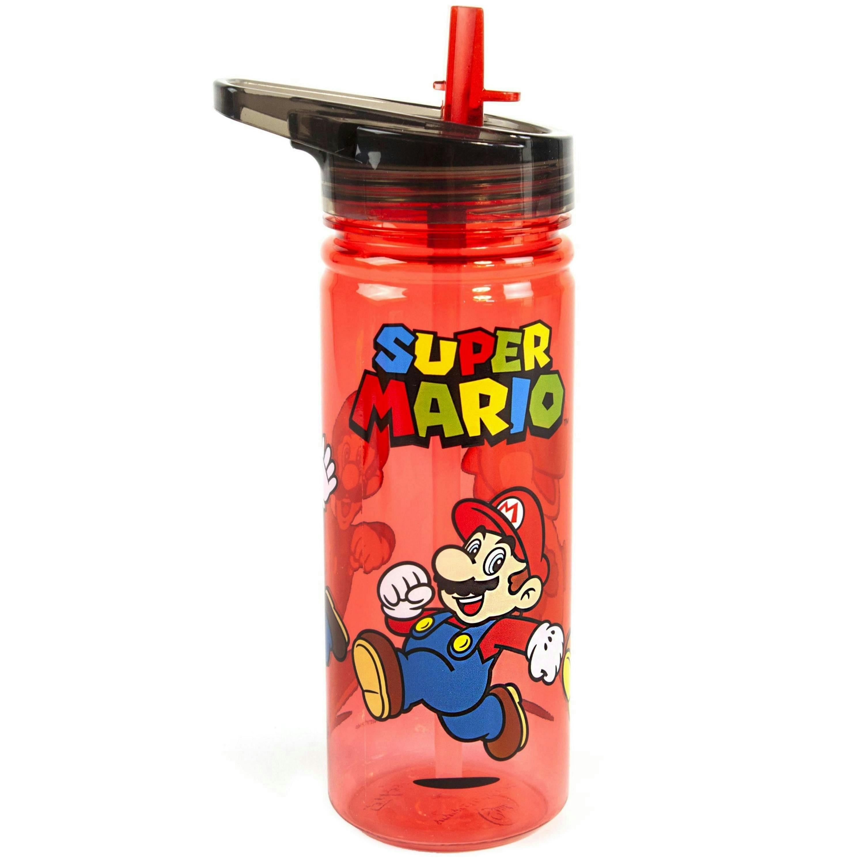 Nintendo Unisex Kids Black Mario Yoshi Print Lunch Bag Bottle and Snack Pot (One Size) by Vanilla Underground , view 5 of 6