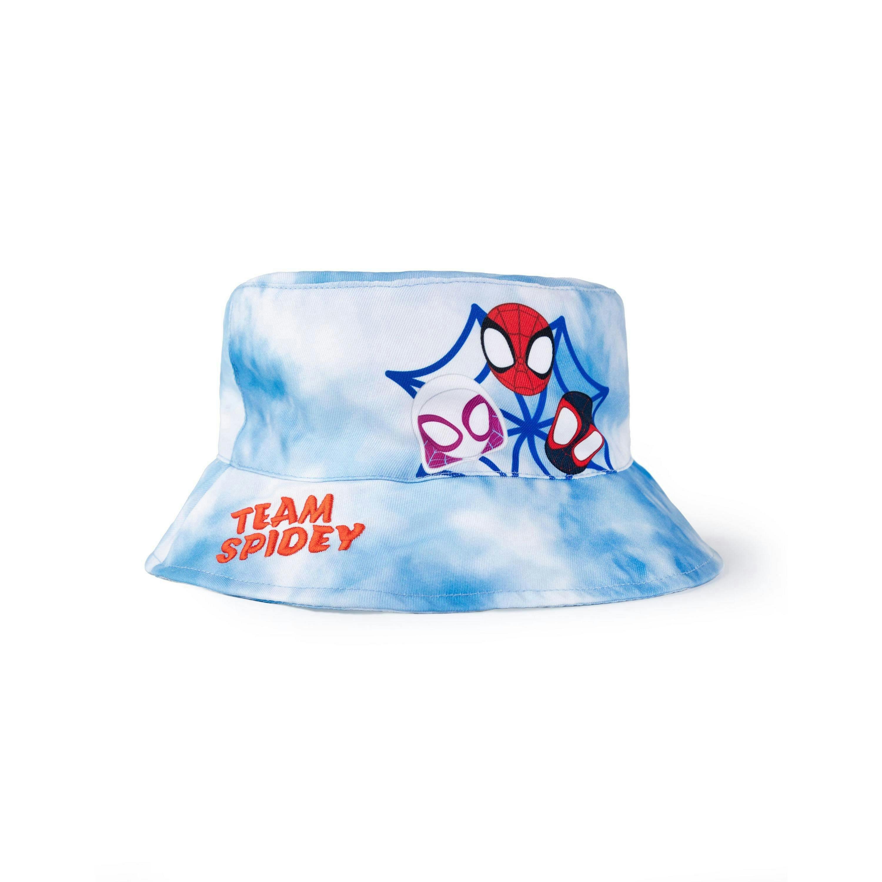 Marvel Spidey and His Amazing Friends Boys Blue Team Spidey Bucket Hat (One Size) by Vanilla Underground , view 6 of 6