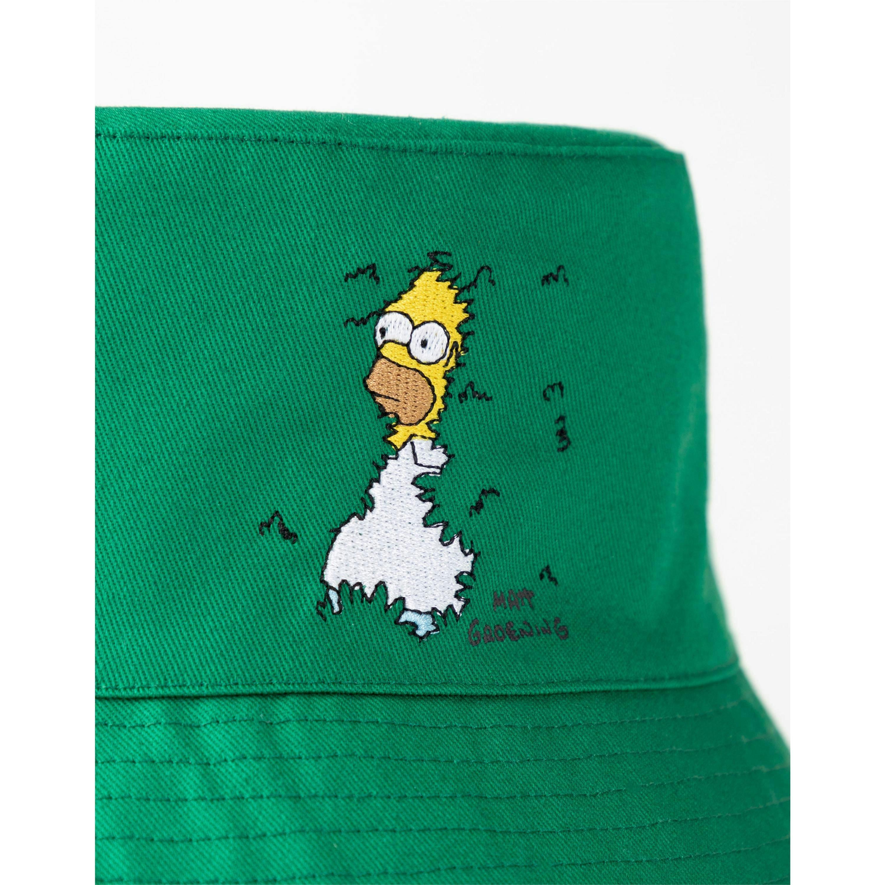 The Simpsons Mens Multicoloured Reversible Homer Bucket Hat (One Size) by Vanilla Underground , view 3 of 6