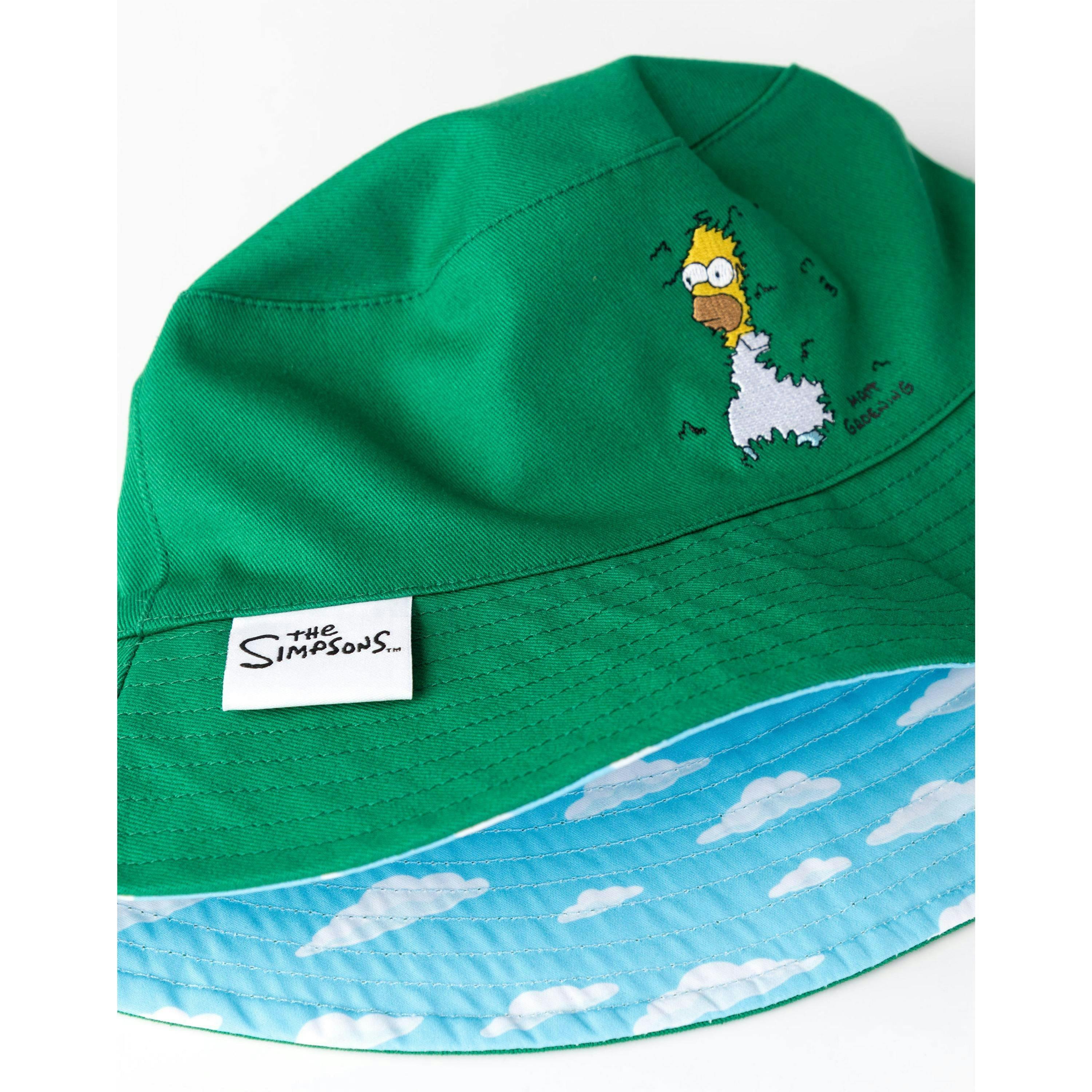 The Simpsons Mens Multicoloured Reversible Homer Bucket Hat (One Size) by Vanilla Underground , view 6 of 6
