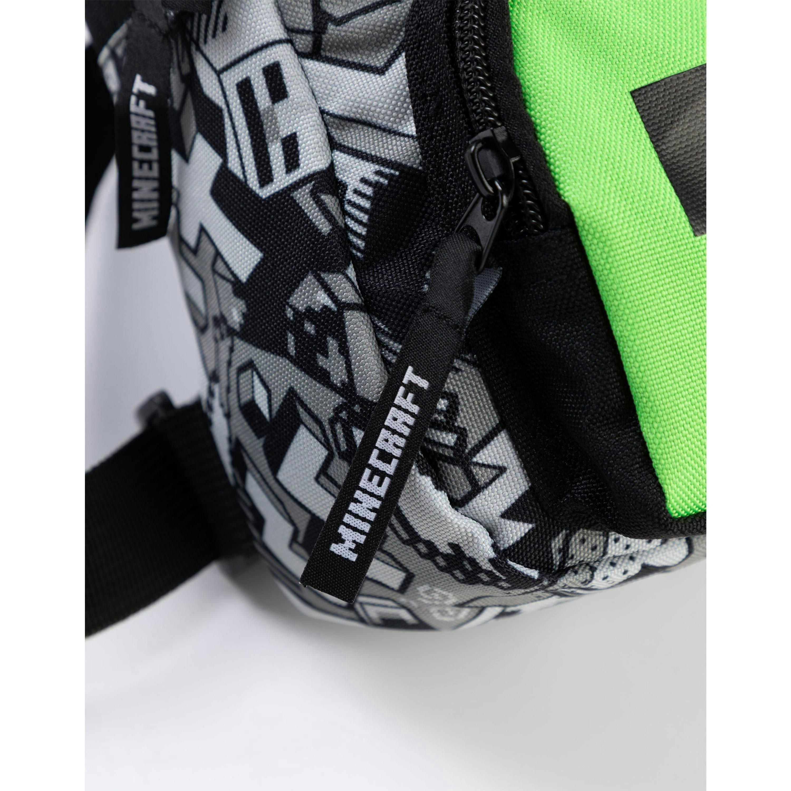 Minecraft Boys Multicoloured Creeper Body Bag (One Size) by Vanilla Underground , view 3 of 6