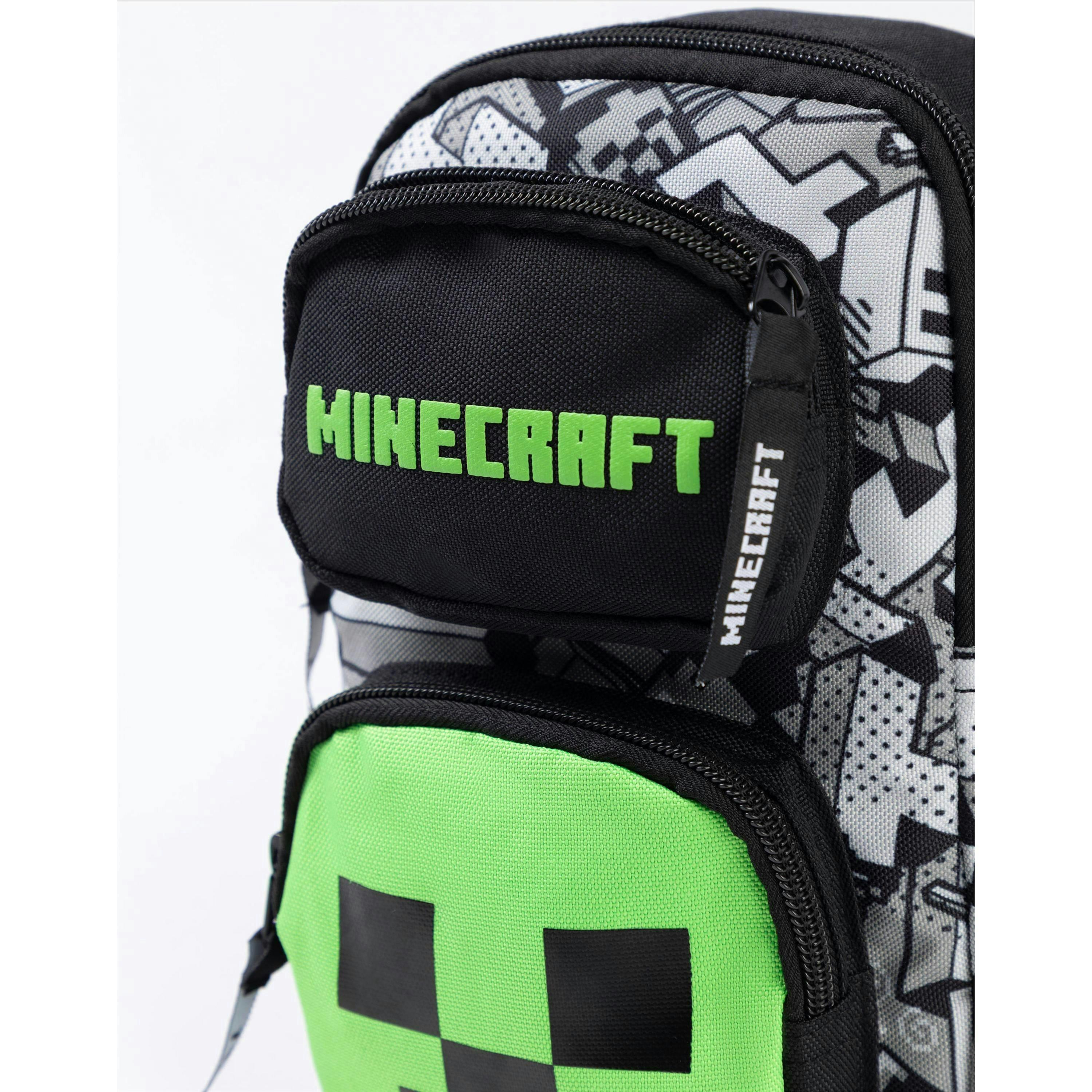 Minecraft Boys Multicoloured Creeper Body Bag (One Size) by Vanilla Underground , view 4 of 6