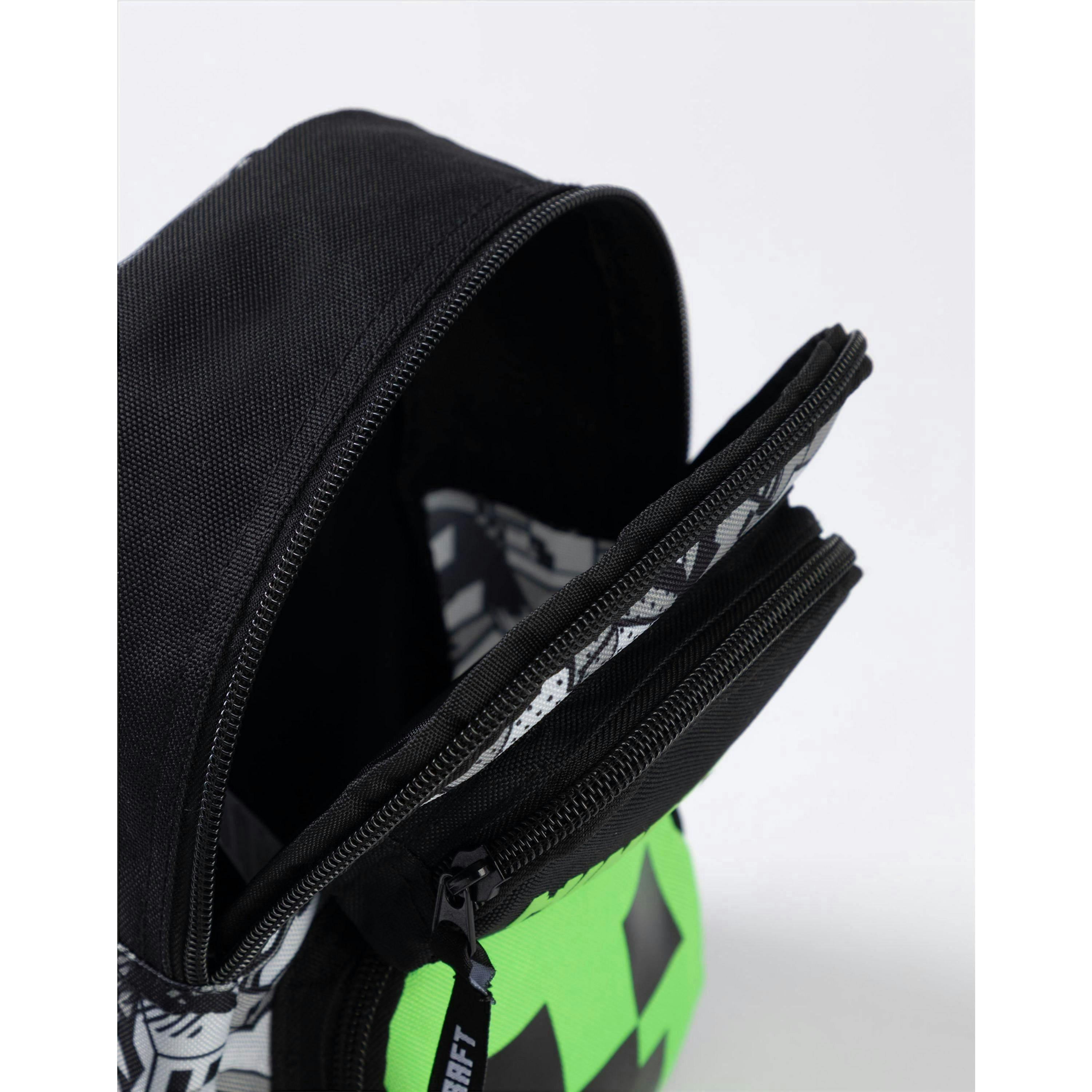 Minecraft Boys Multicoloured Creeper Body Bag (One Size) by Vanilla Underground , view 6 of 6