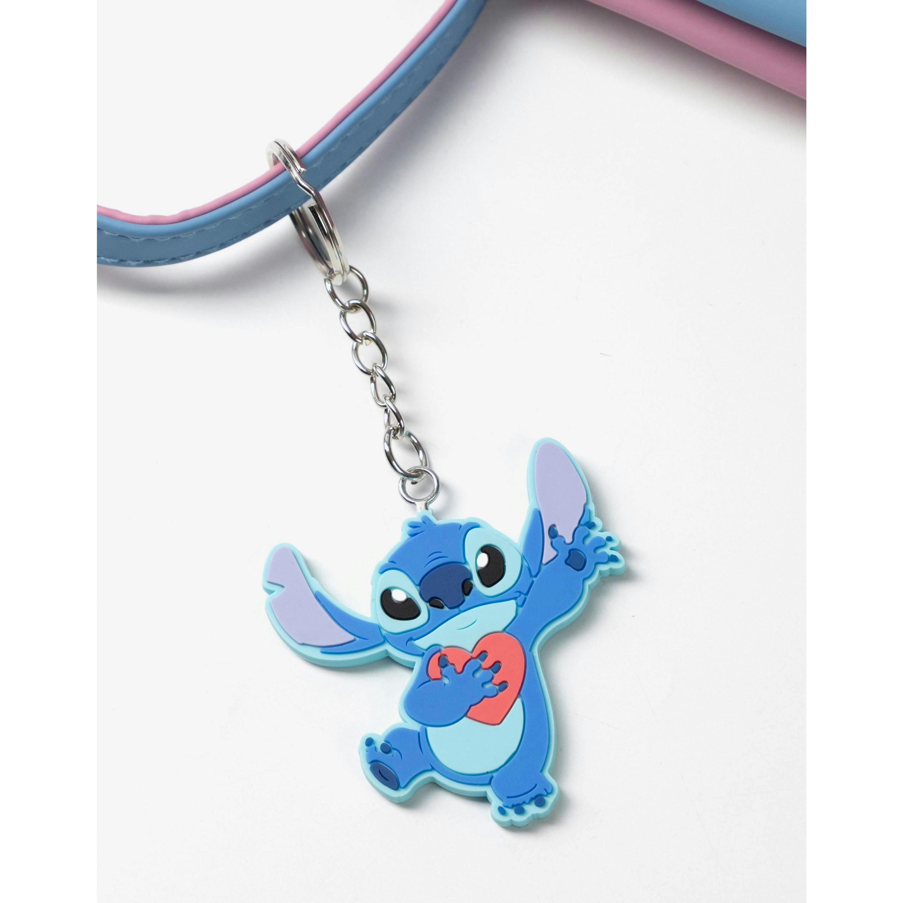Lilo & Stitch Womens Blue Cardholder & Keyring Wallet Gift Set (One Size) by Vanilla Underground , view 3 of 6