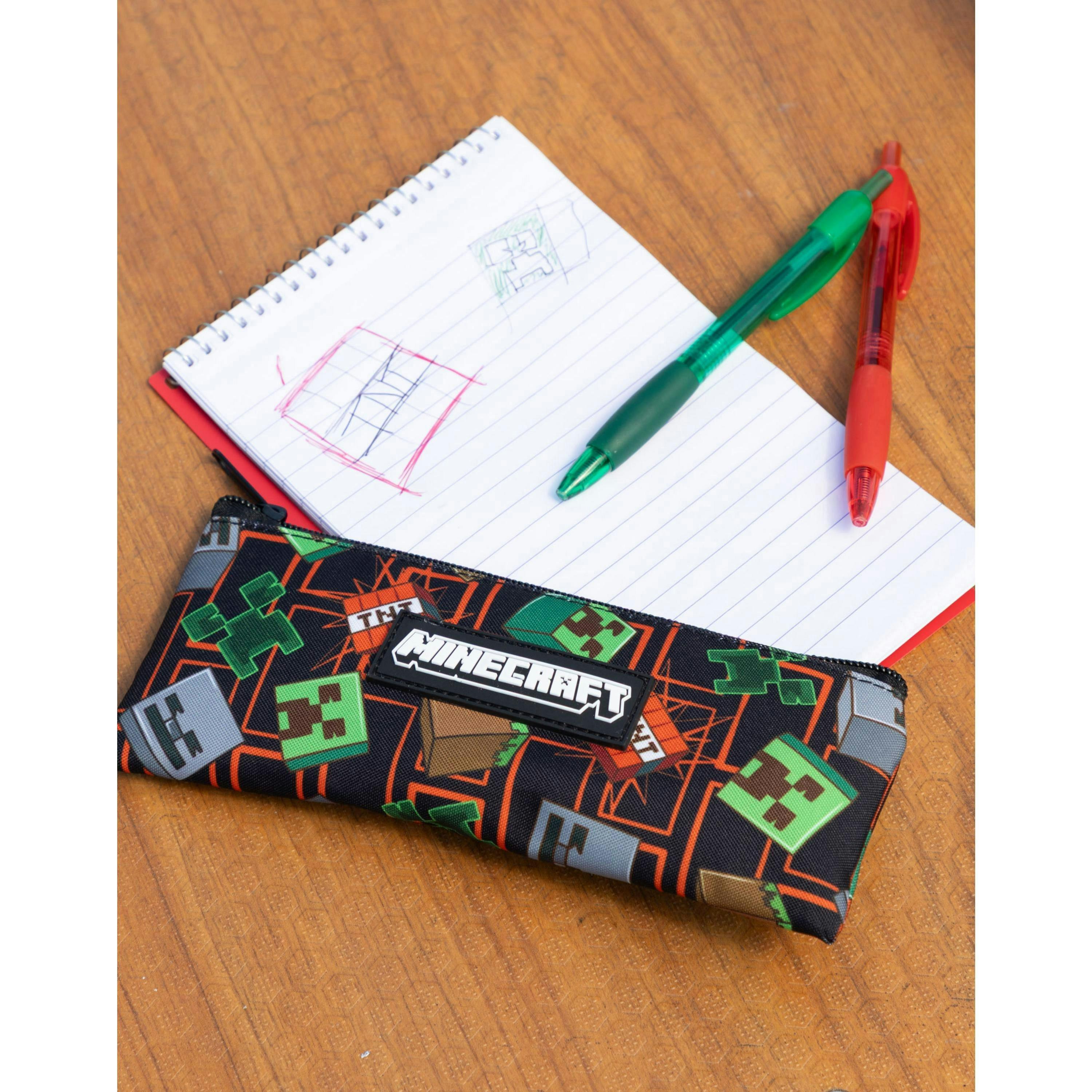 Minecraft Unisex Kids Multicoloured TNT 3 Piece Backpack Set (One Size) by Vanilla Underground , view 6 of 6