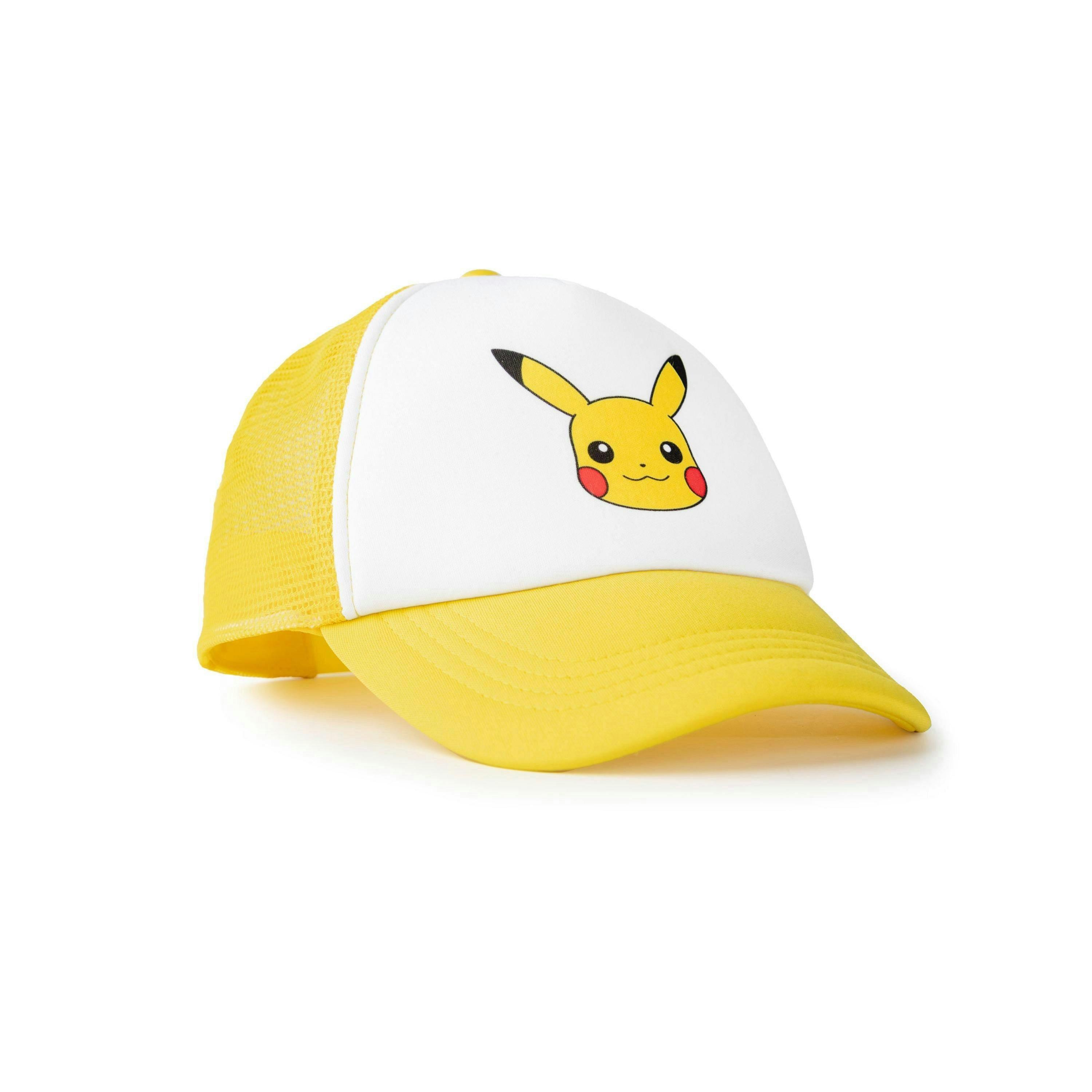 Pokemon Unisex Kids Yellow Pikachu Adjustable Curved Peak Cap (One Size) by Vanilla Underground , view 1 of 6