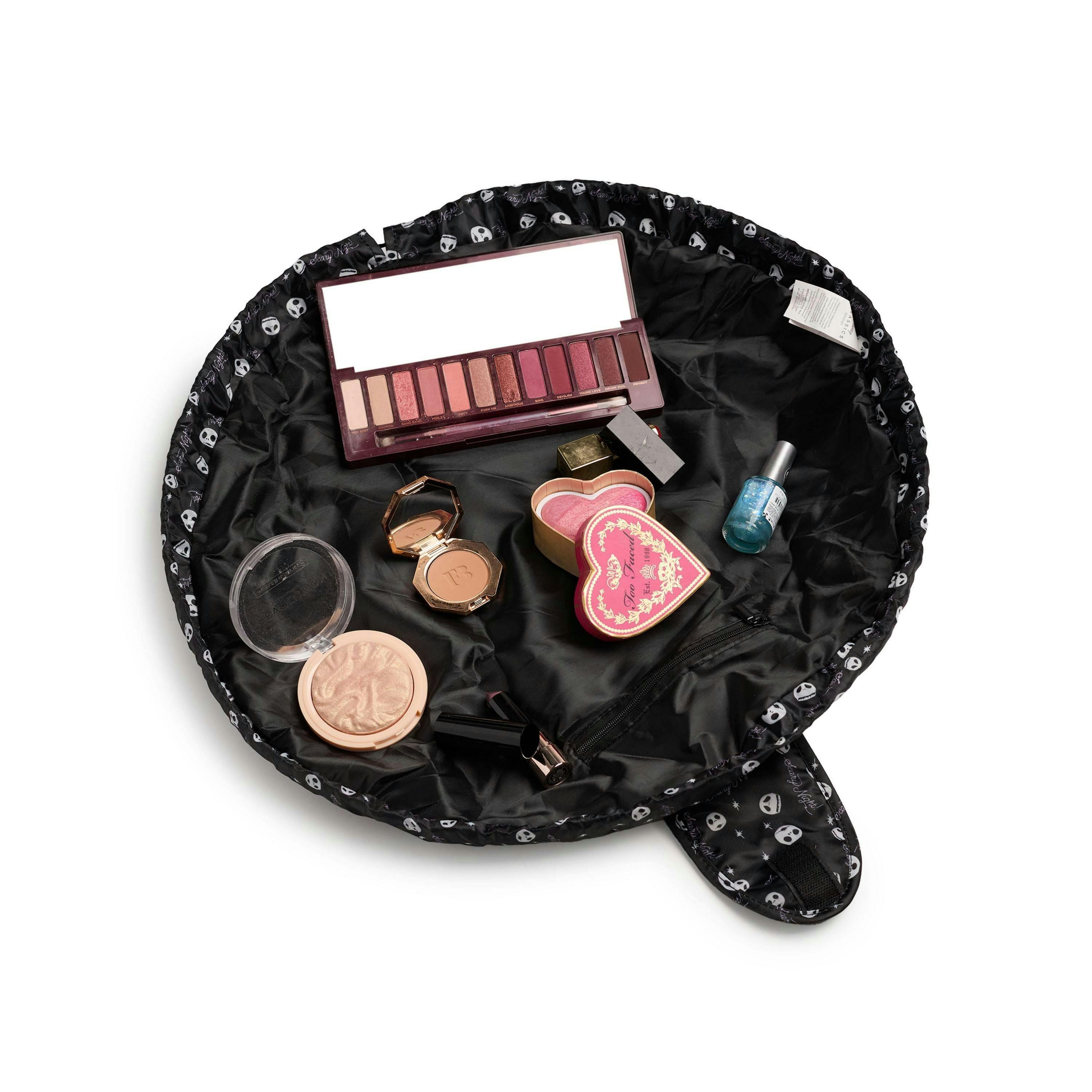 Disney Womens Black The Nightmare Before Christmas Makeup Bag (One Size) by Vanilla Underground , view 4 of 6