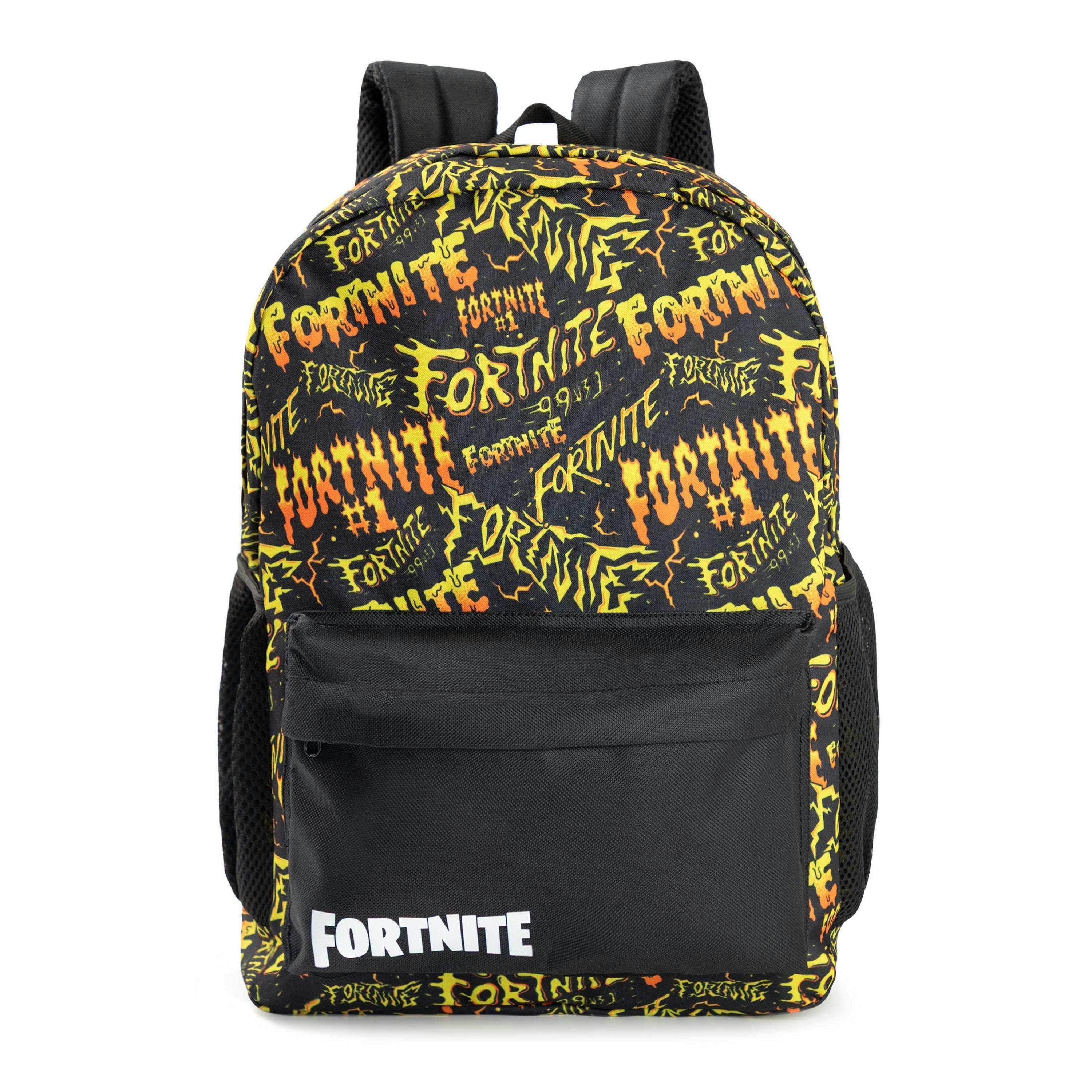 Fortnite Unisex Kids Black Logo Backpack (One Size) by Vanilla Underground , view 1 of 6
