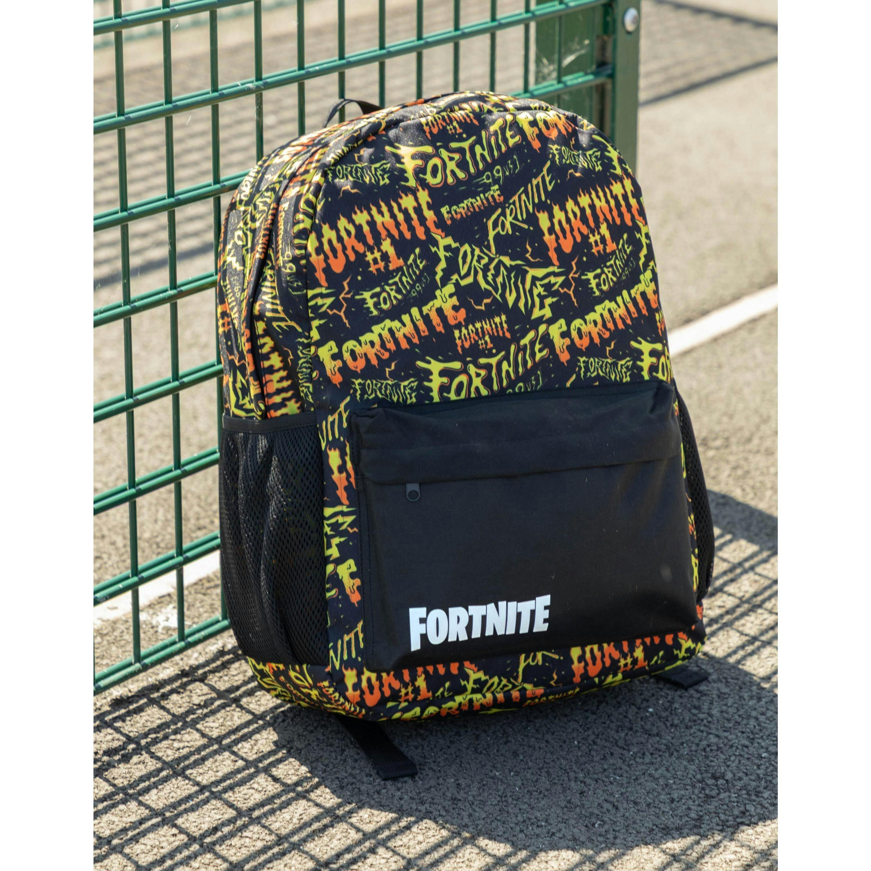Fortnite Unisex Kids Black Logo Backpack (One Size) by Vanilla Underground , view 3 of 6