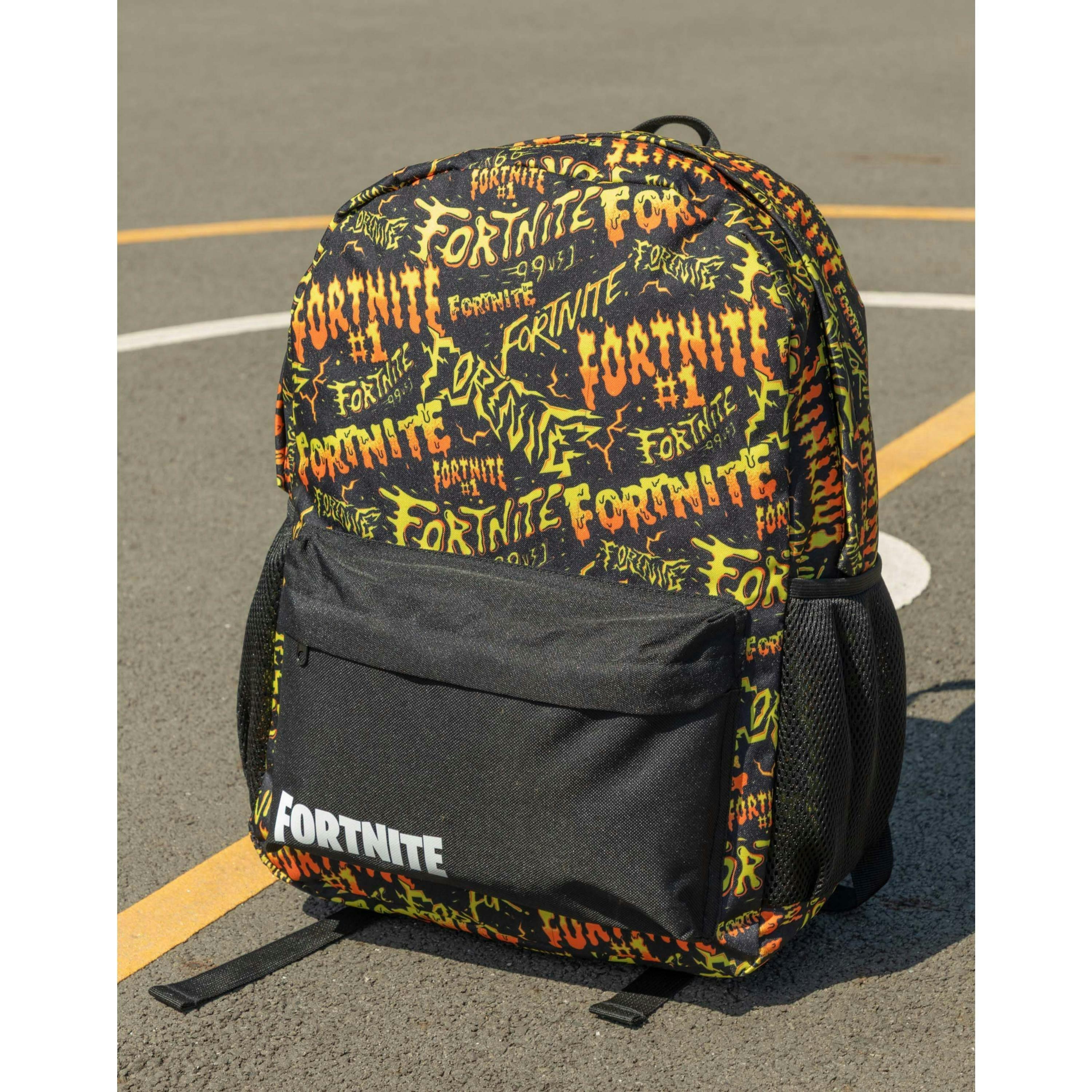 Fortnite Unisex Kids Black Logo Backpack (One Size) by Vanilla Underground , view 4 of 6