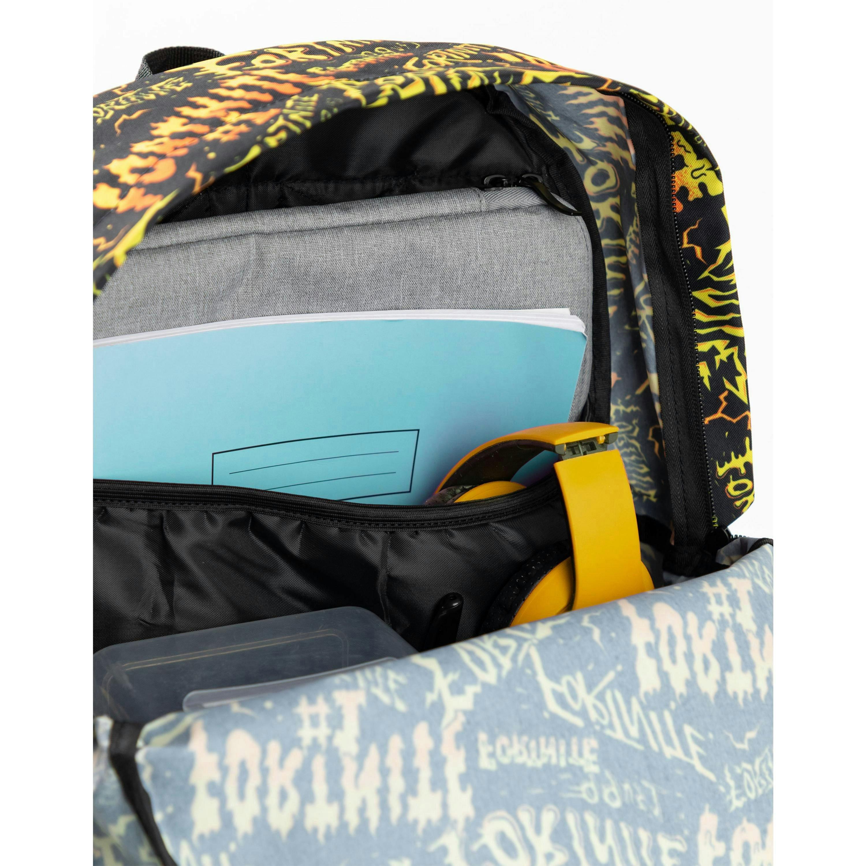 Fortnite Unisex Kids Black Logo Backpack (One Size) by Vanilla Underground , view 5 of 6