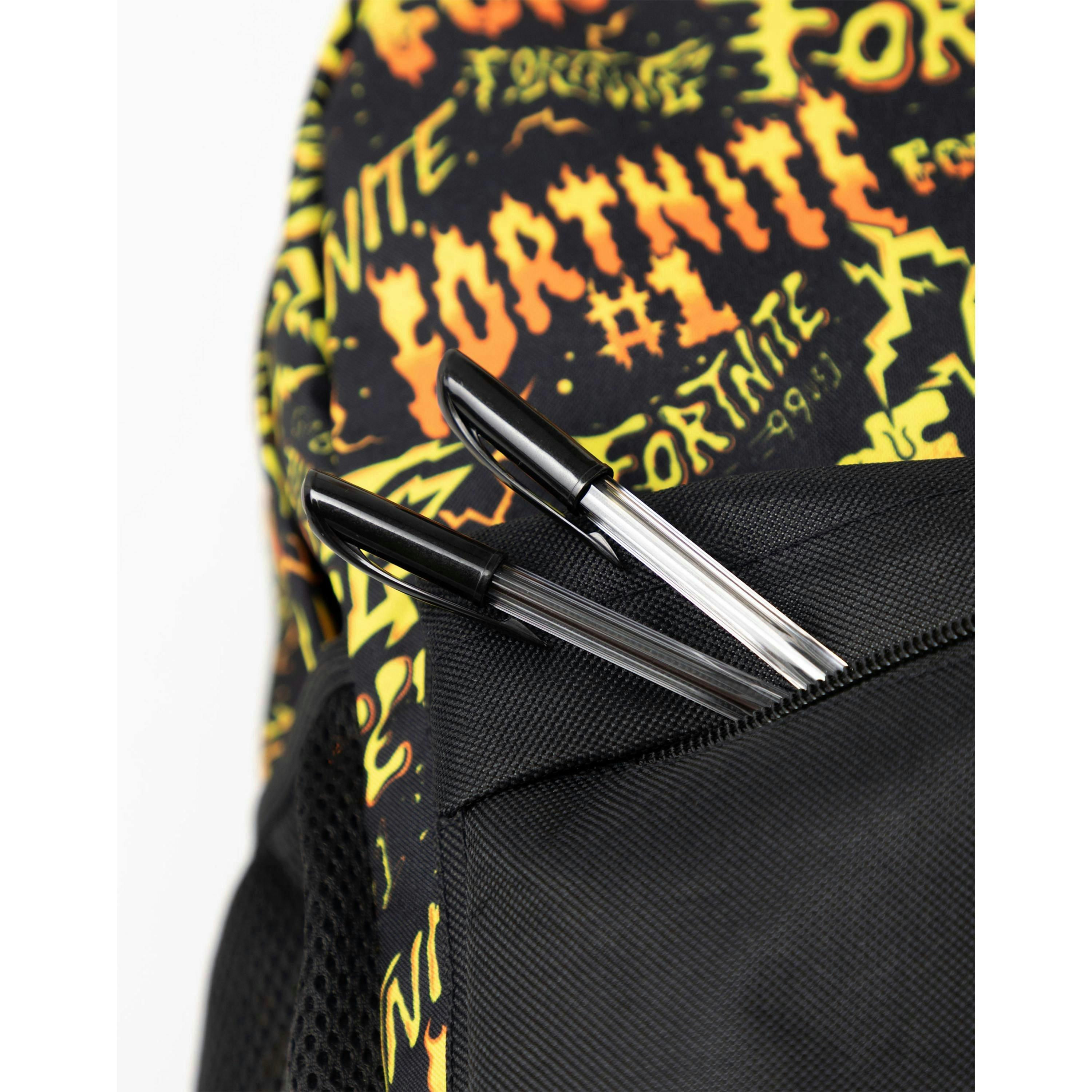 Fortnite Unisex Kids Black Logo Backpack (One Size) by Vanilla Underground , view 6 of 6