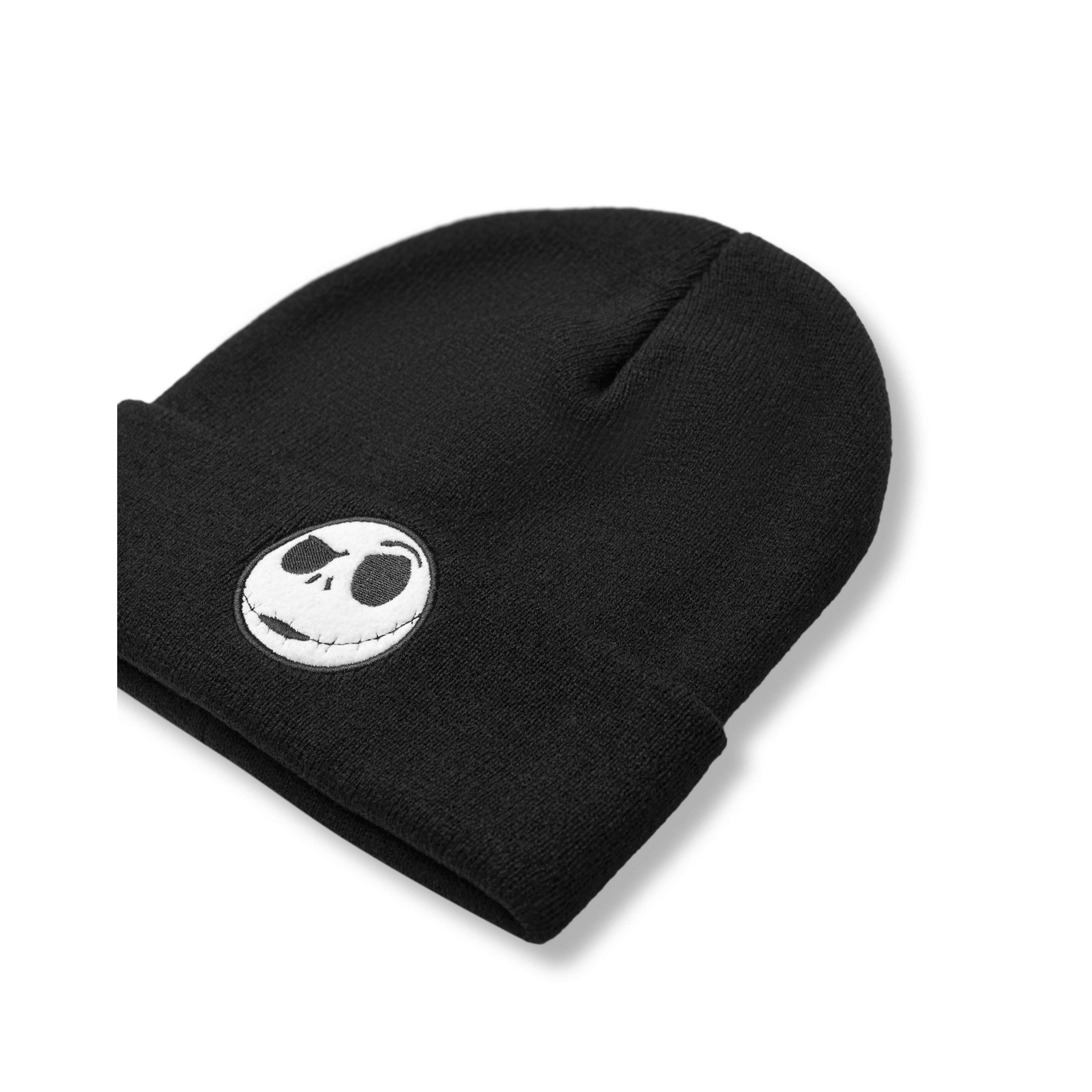 Disney Unisex Black The Nightmare Before Christmas Beanie Hat (One Size) by Vanilla Underground , view 4 of 6