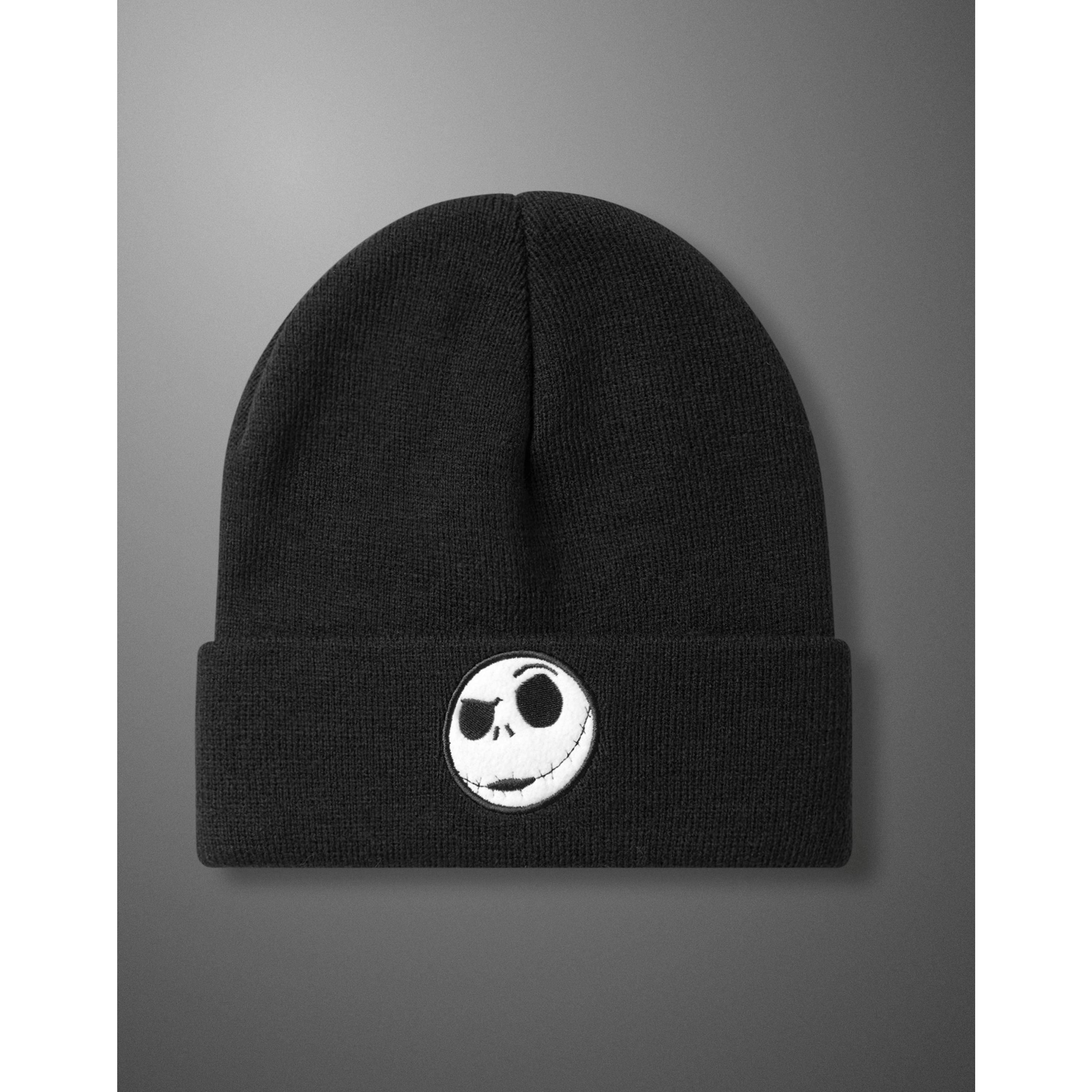 Disney Unisex Black The Nightmare Before Christmas Beanie Hat (One Size) by Vanilla Underground , view 6 of 6