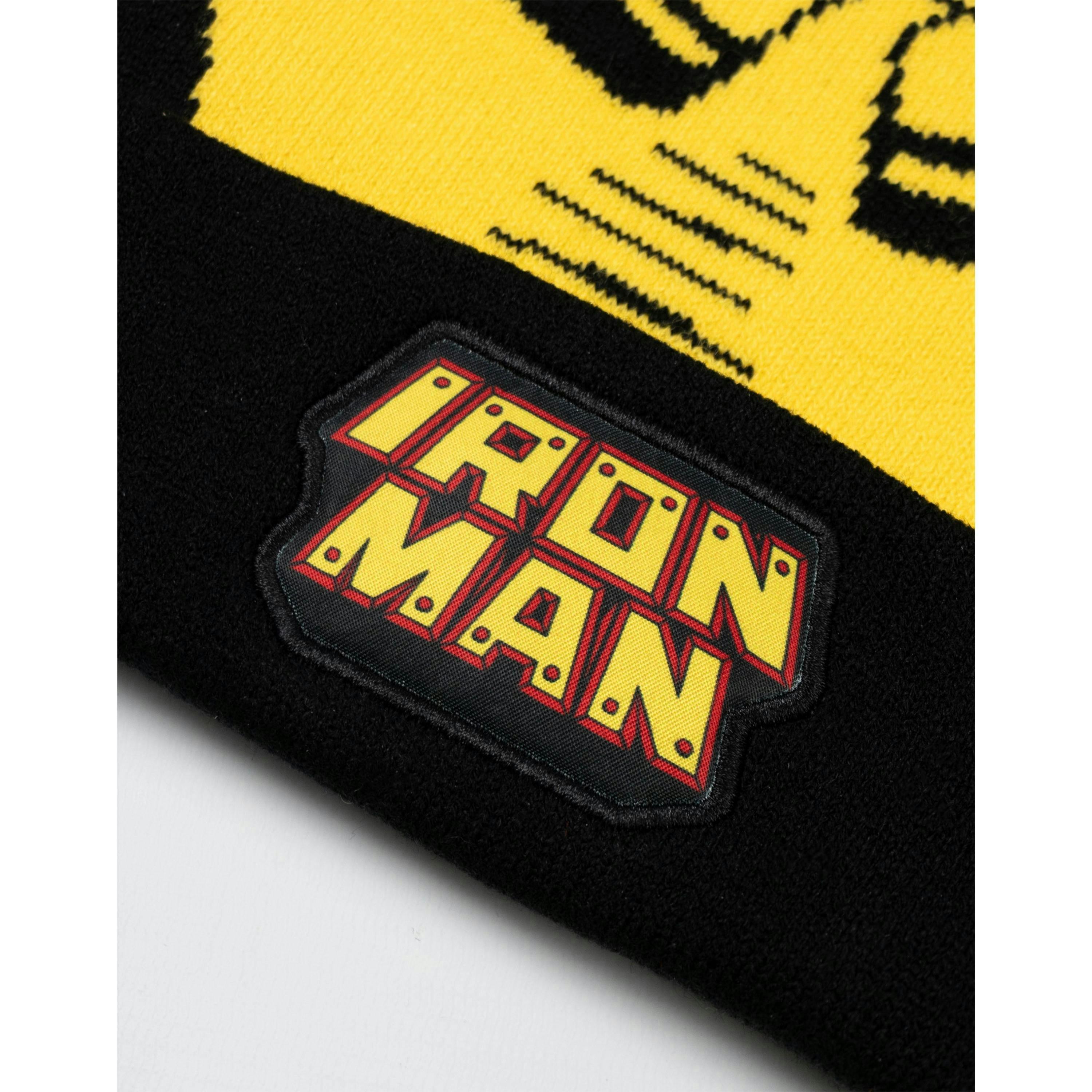 Marvel Boys Red Ironman Beanie and Gloves Set (One Size) by Vanilla Underground , view 6 of 6