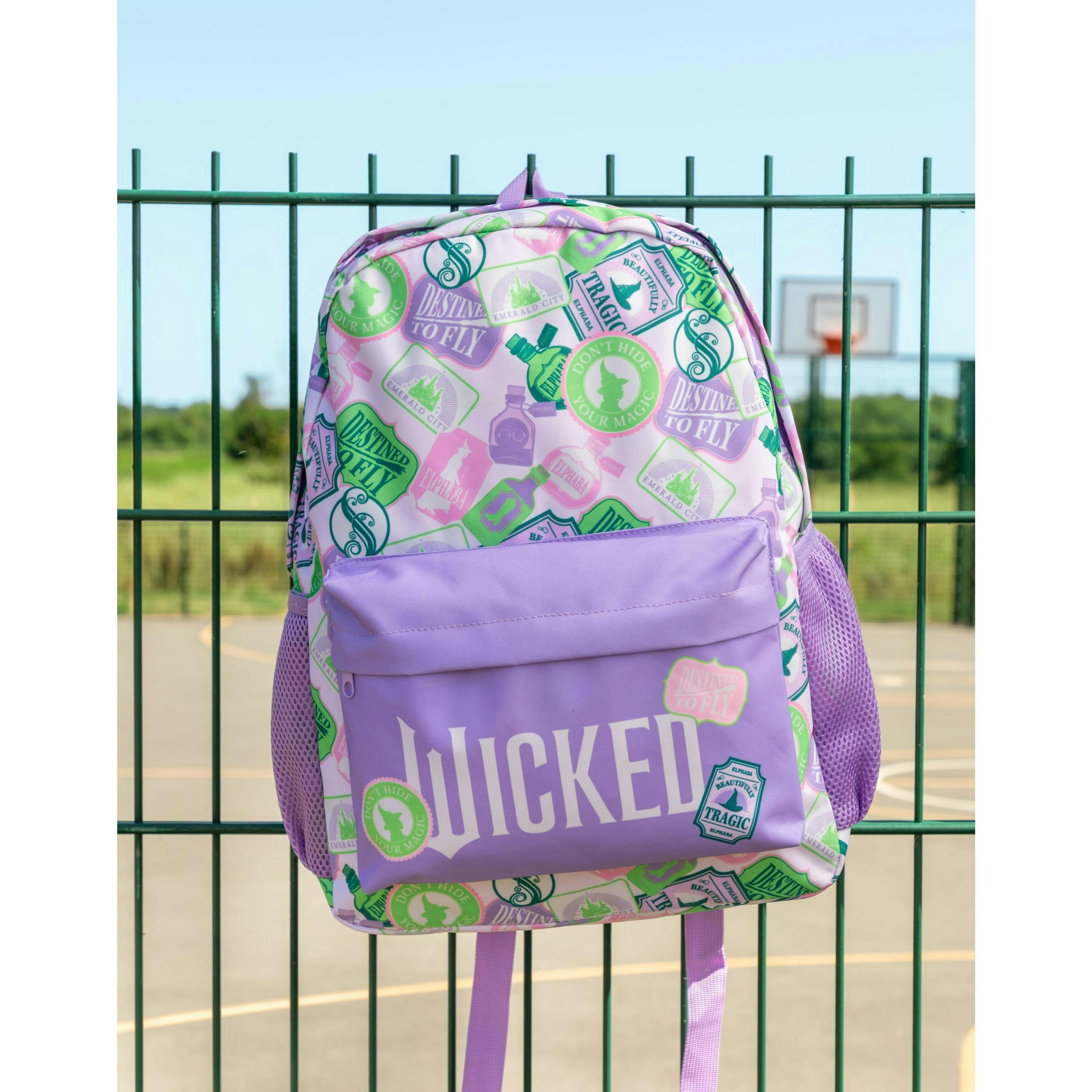 Wicked Girls Purple Icons Backpack (One Size) by Vanilla Underground , view 3 of 6