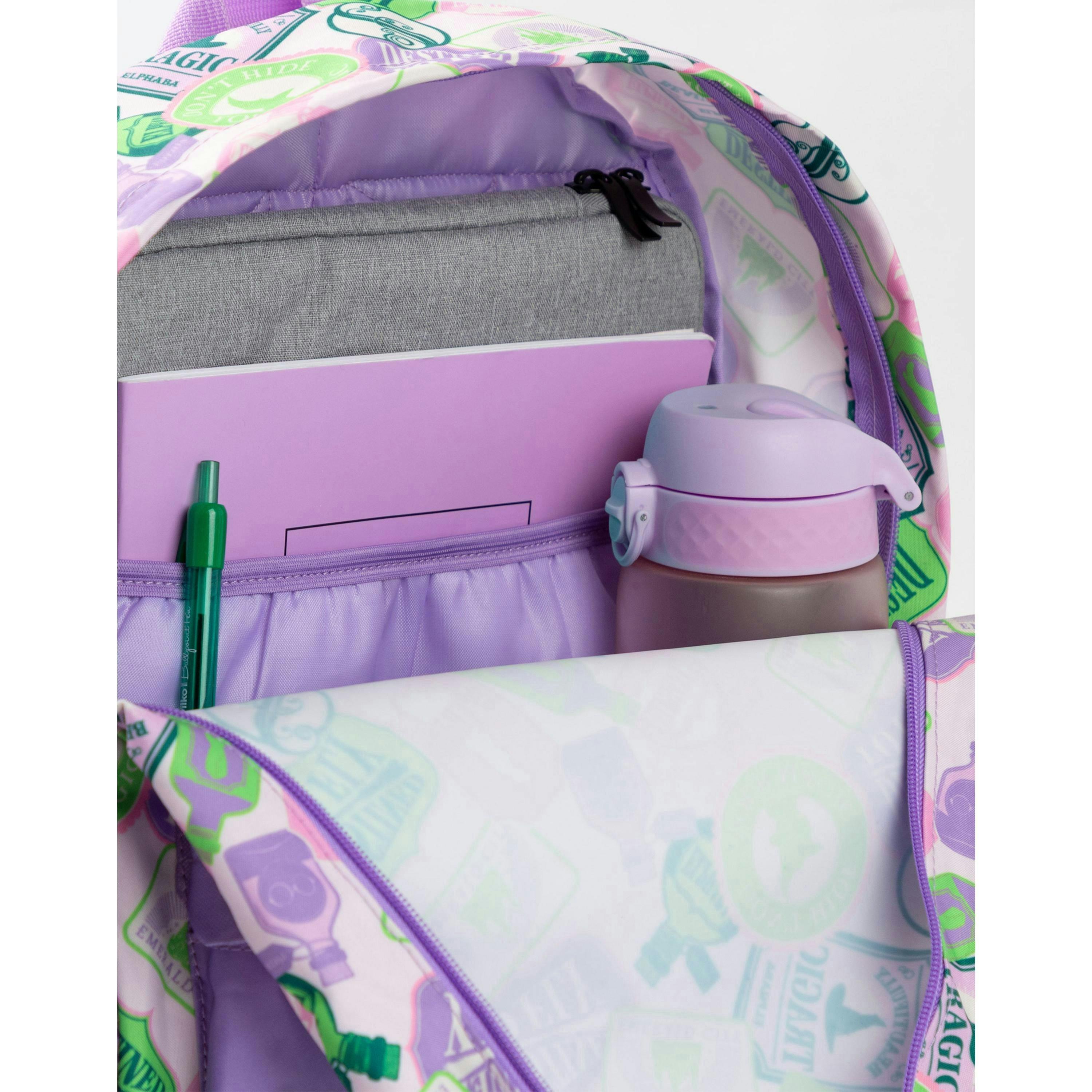 Wicked Girls Purple Icons Backpack (One Size) by Vanilla Underground , view 5 of 6