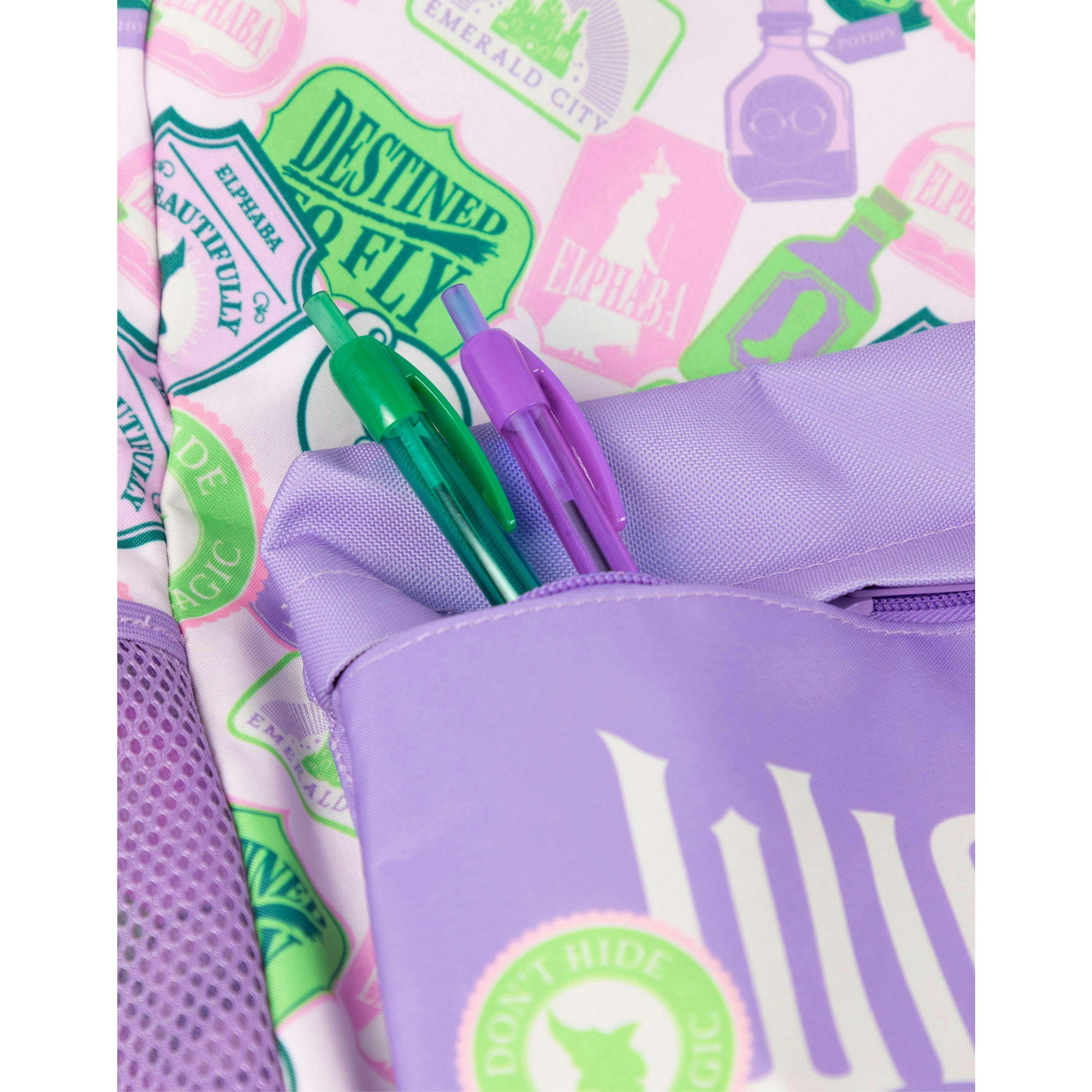 Wicked Girls Purple Icons Backpack (One Size) by Vanilla Underground , view 6 of 6